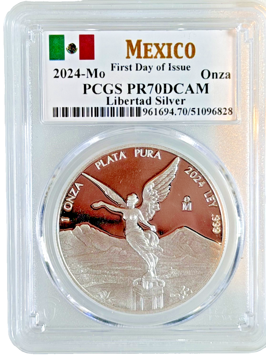 🇲🇽 2024 1oz Silver Mexican Libertad Coin First Day of Issue