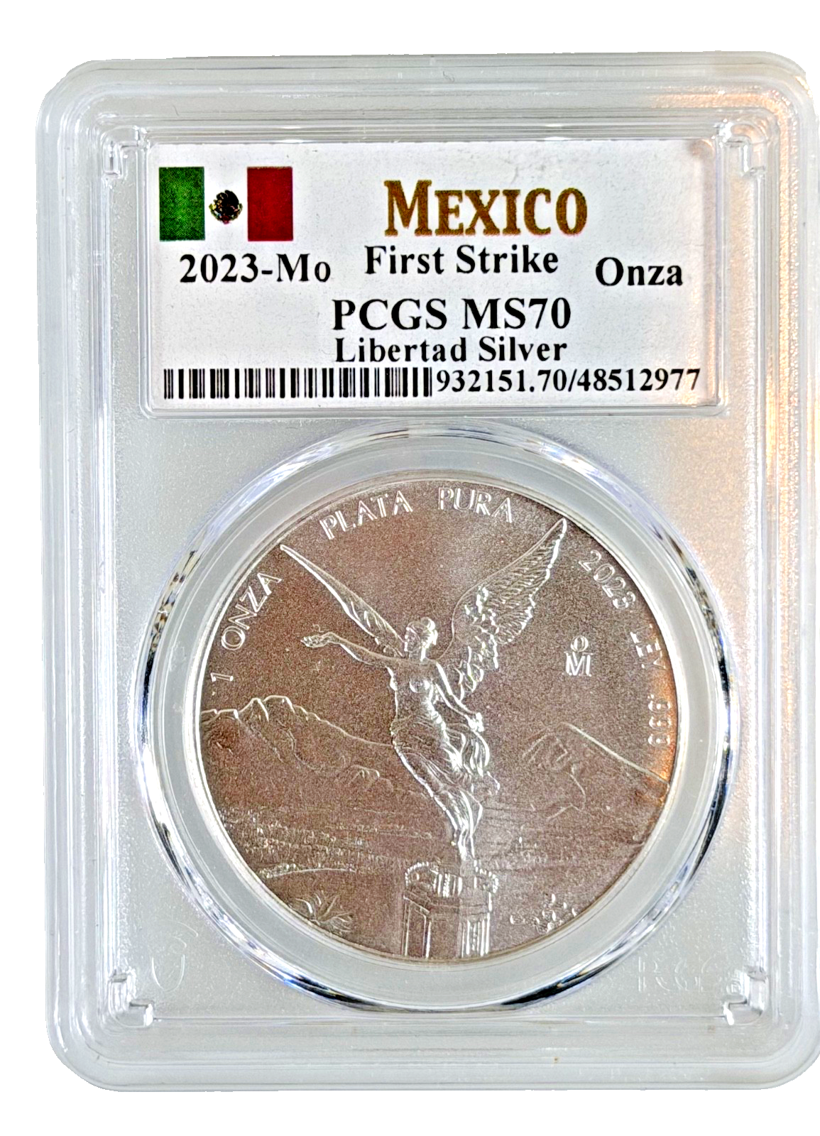 🇲🇽 2023-Mo 1oz Silver Mexican Libertad Coin PCGS MS70 First Strike