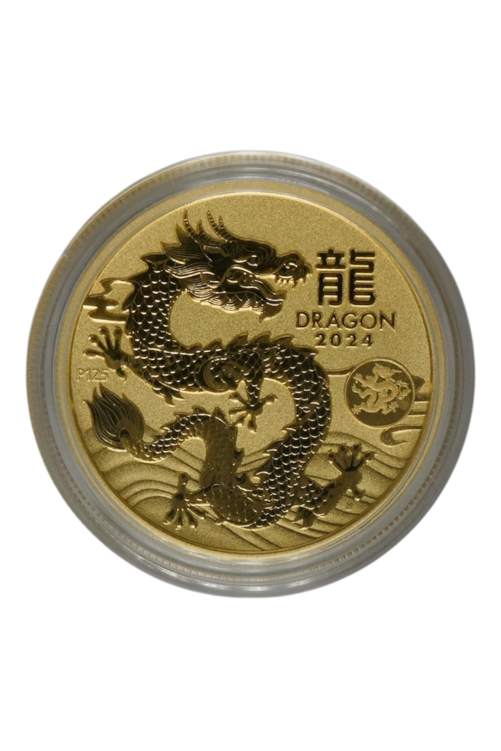 2024 1 oz Gold Australia Lunar Dragon BU