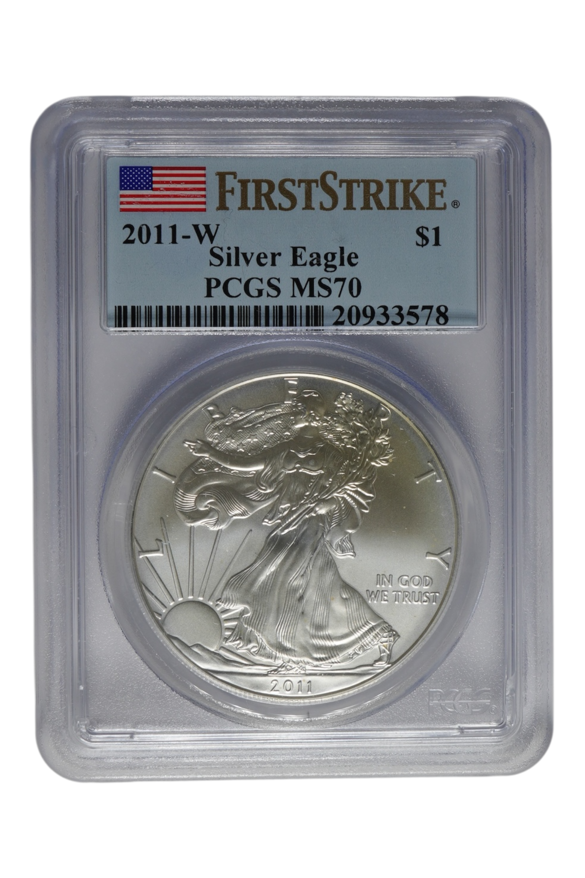 2011-W ASE First Strike PCGS MS70