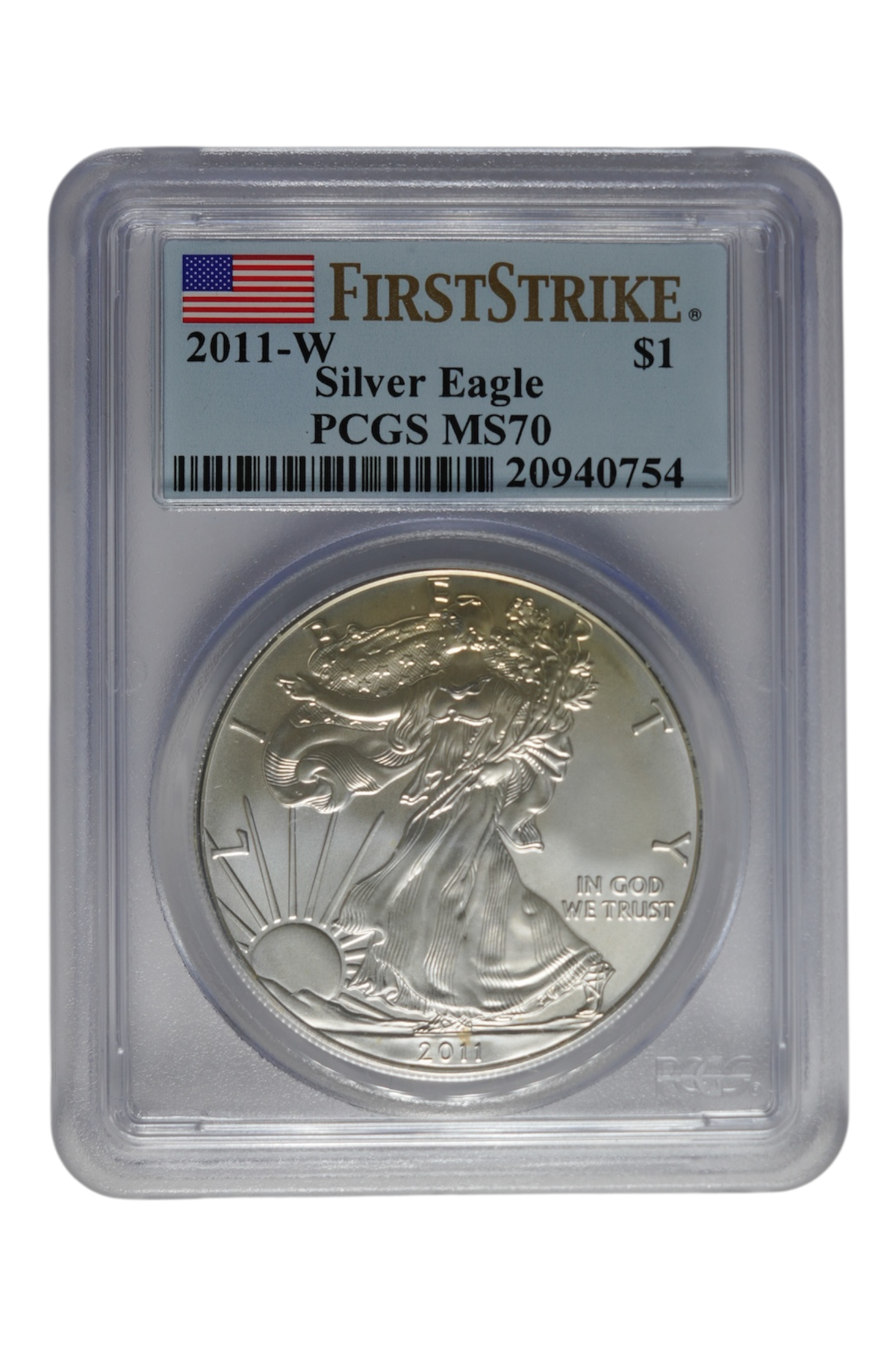 2011-W ASE First Strike PCGS MS70