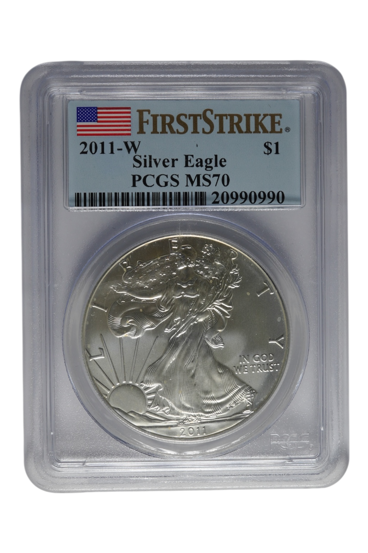 2011-W ASE First Strike PCGS MS70