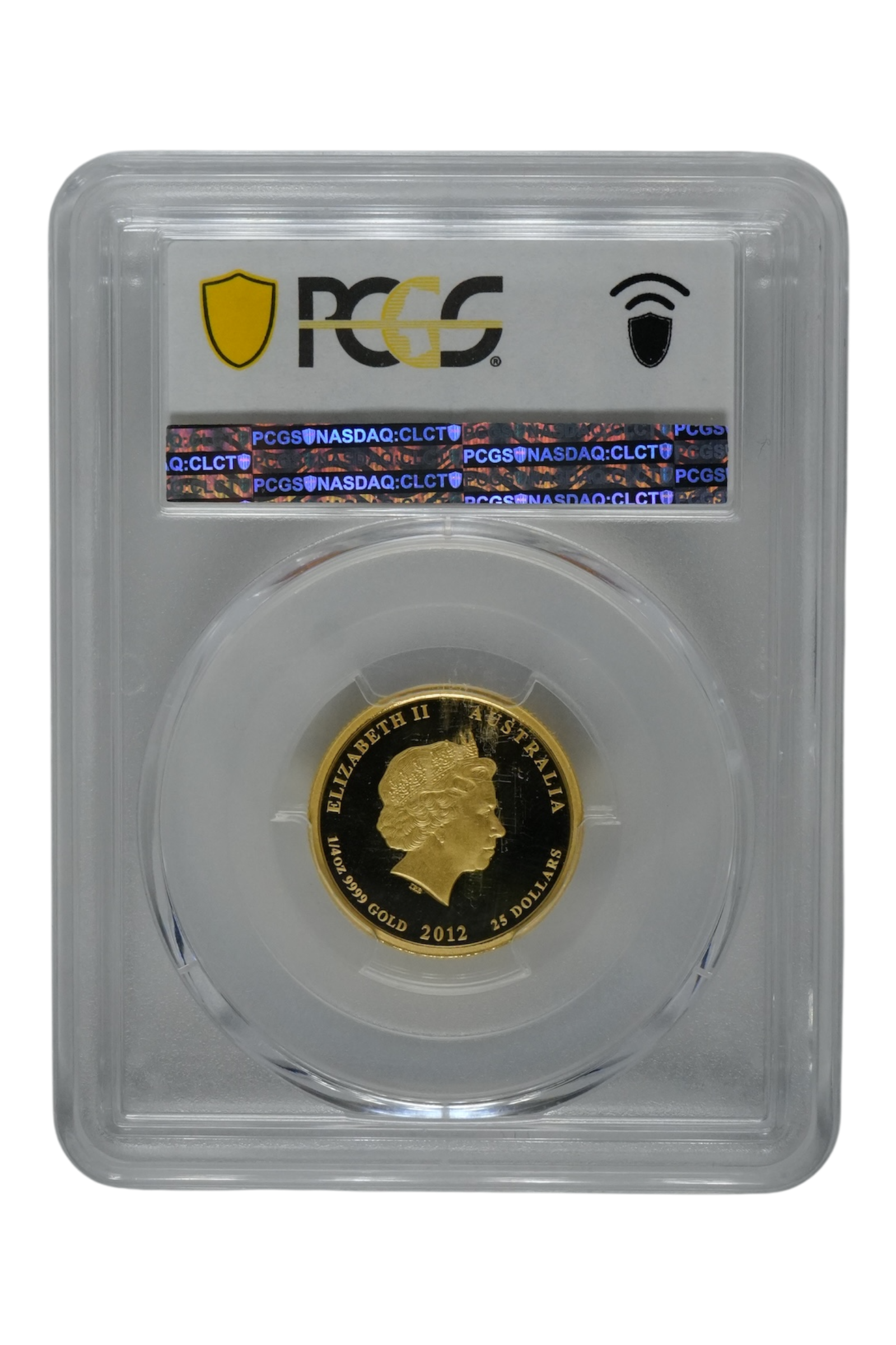 2012 1/4 oz Gold Australia Lunar Dragon PCGS PR-69 DCAM