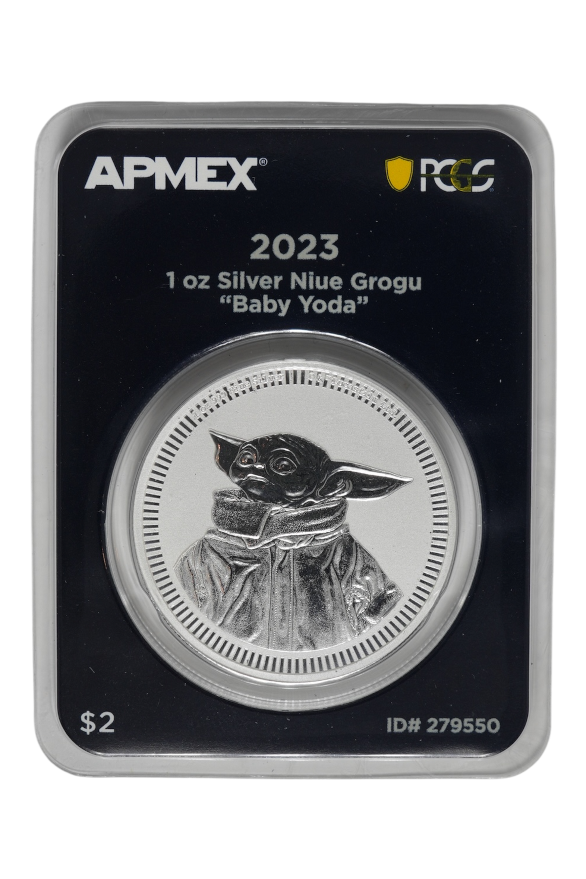 2023 1 oz Niue Silver Grogu BU
