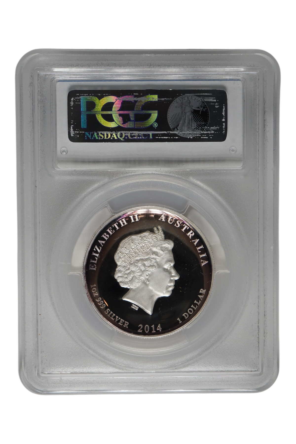 2014 1 oz Australia Silver Lunar Horse High Relief PCGS PR 70 DCAM