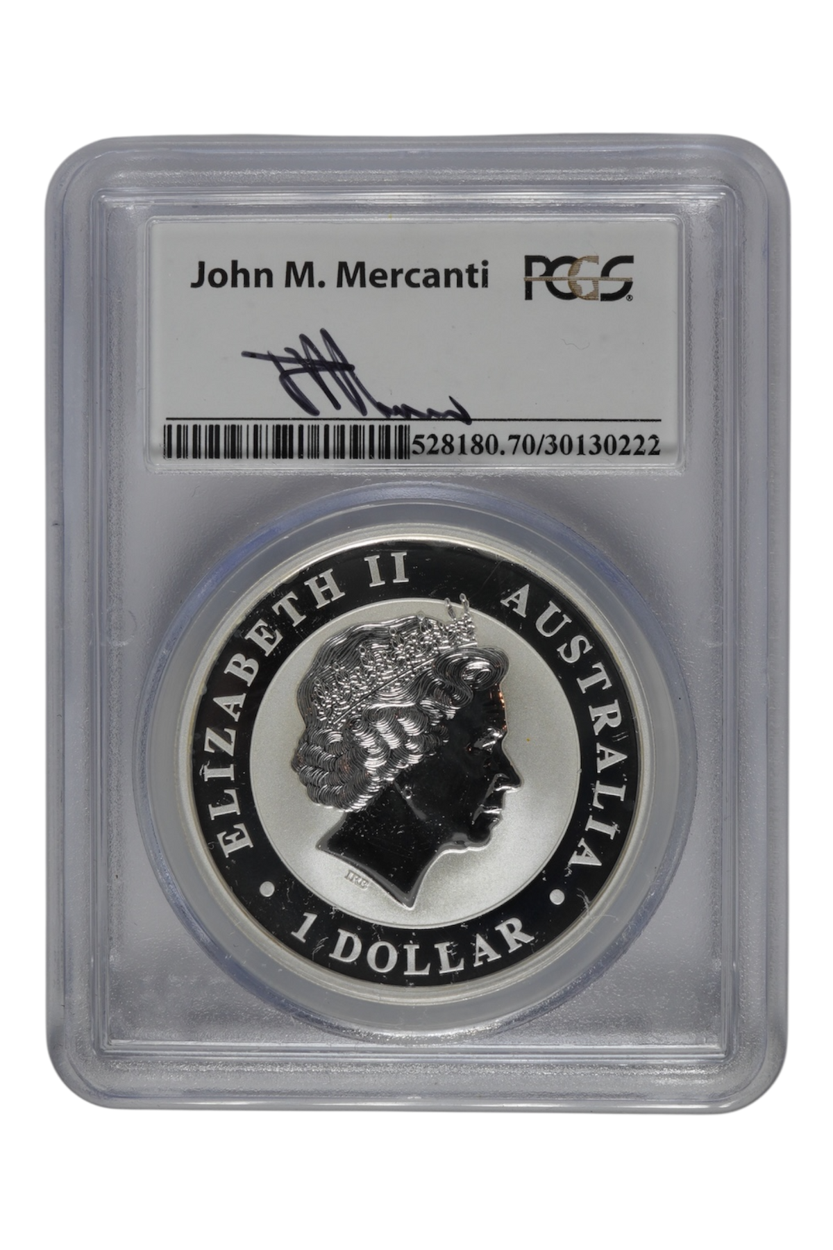 2014-P 1 oz Australia Silver Wedge Tailed Eagle PCGS MS 70