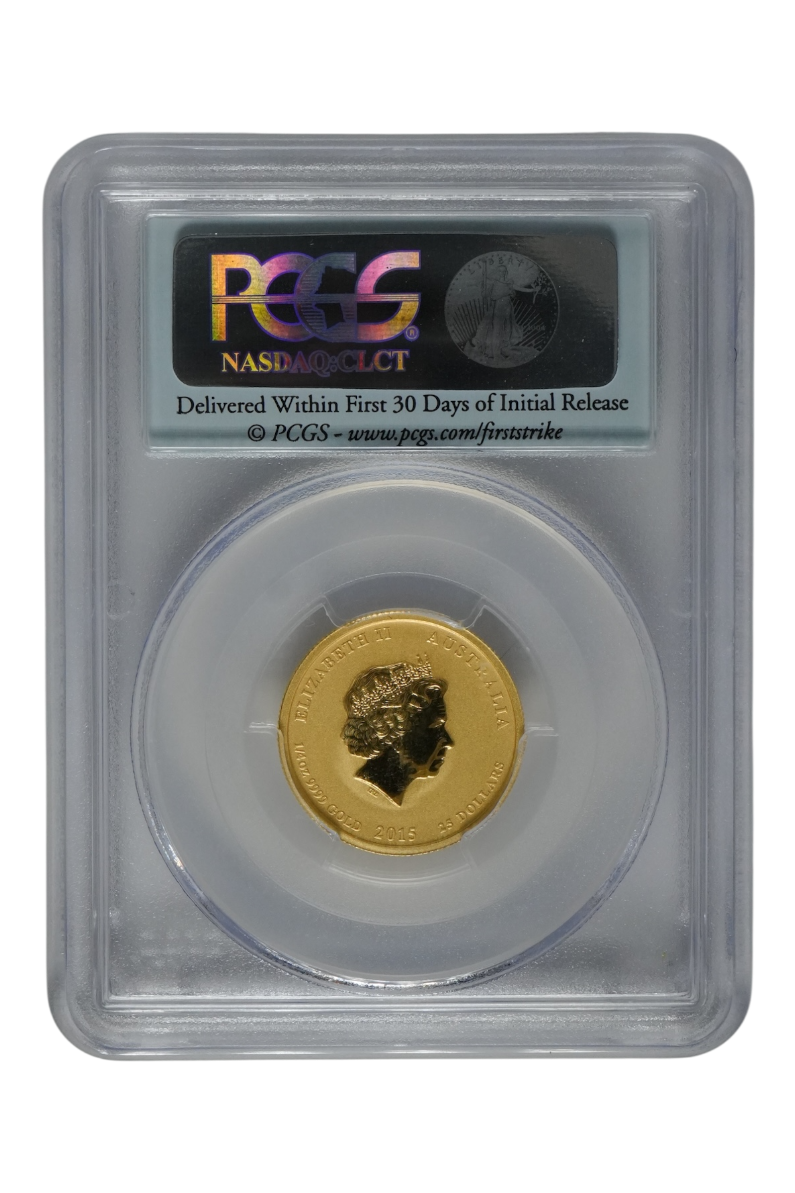 2015 1/4 oz Gold Australia Lunar Goat PCGS MS-70