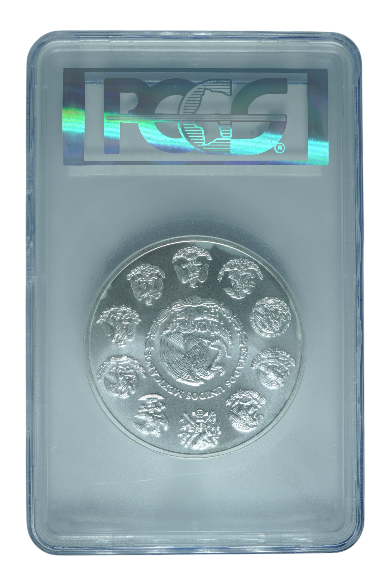2015 5 oz Silver Mexico Libertad PCGS MS 70