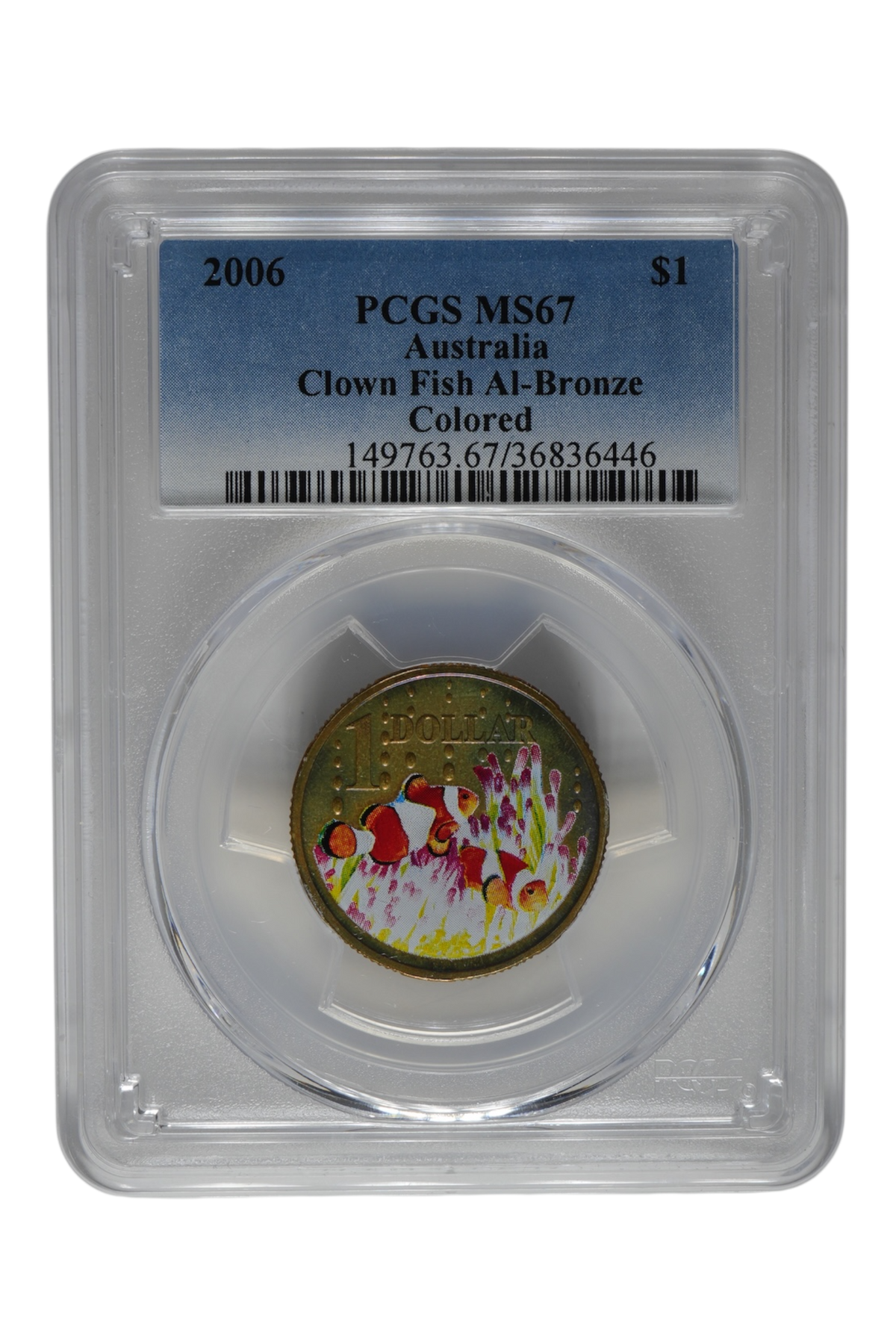 2006 Australia Clown Fish PCGS MS 67