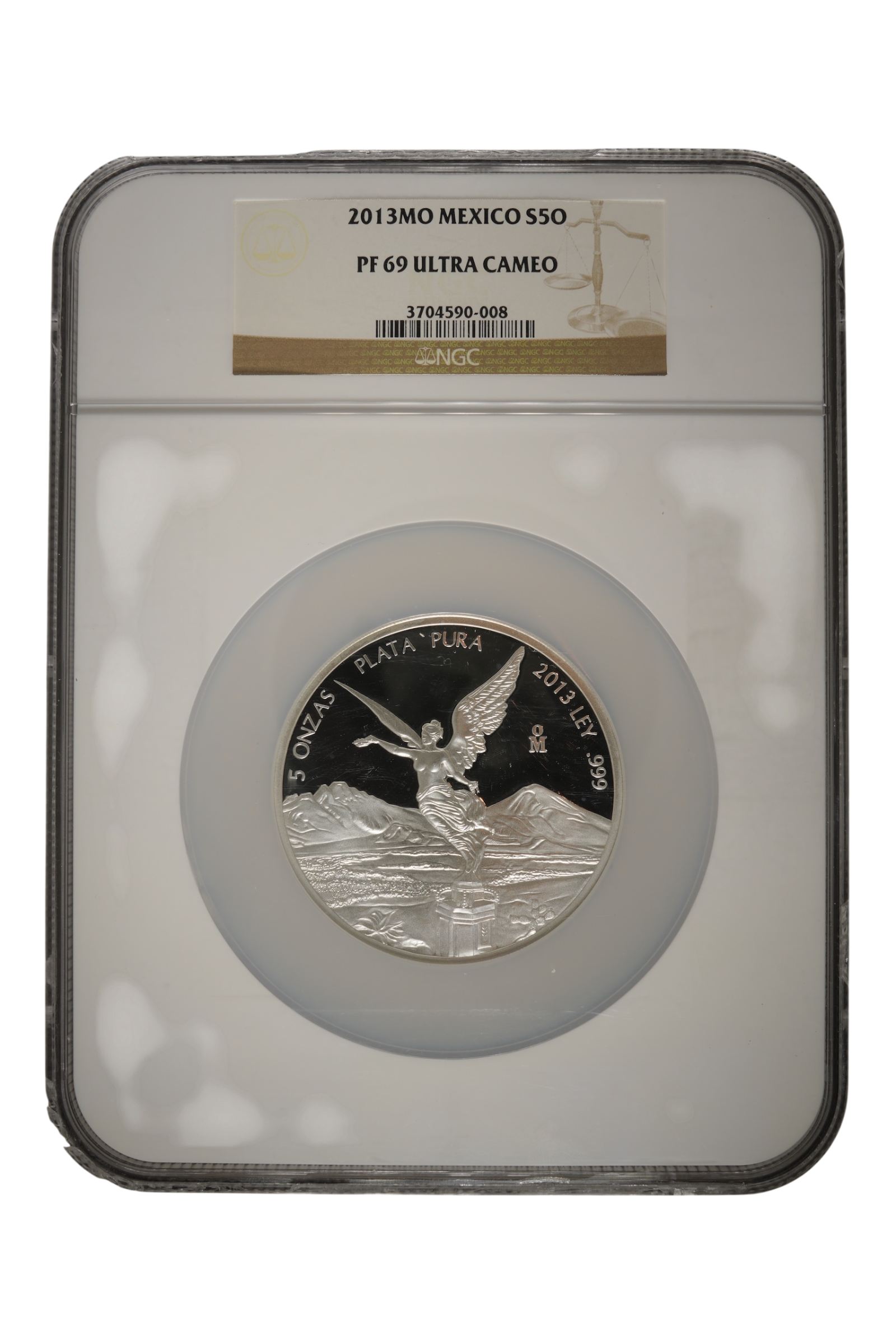 2013 5 oz Silver Mexico Libertad NGC PF 69 UCAM