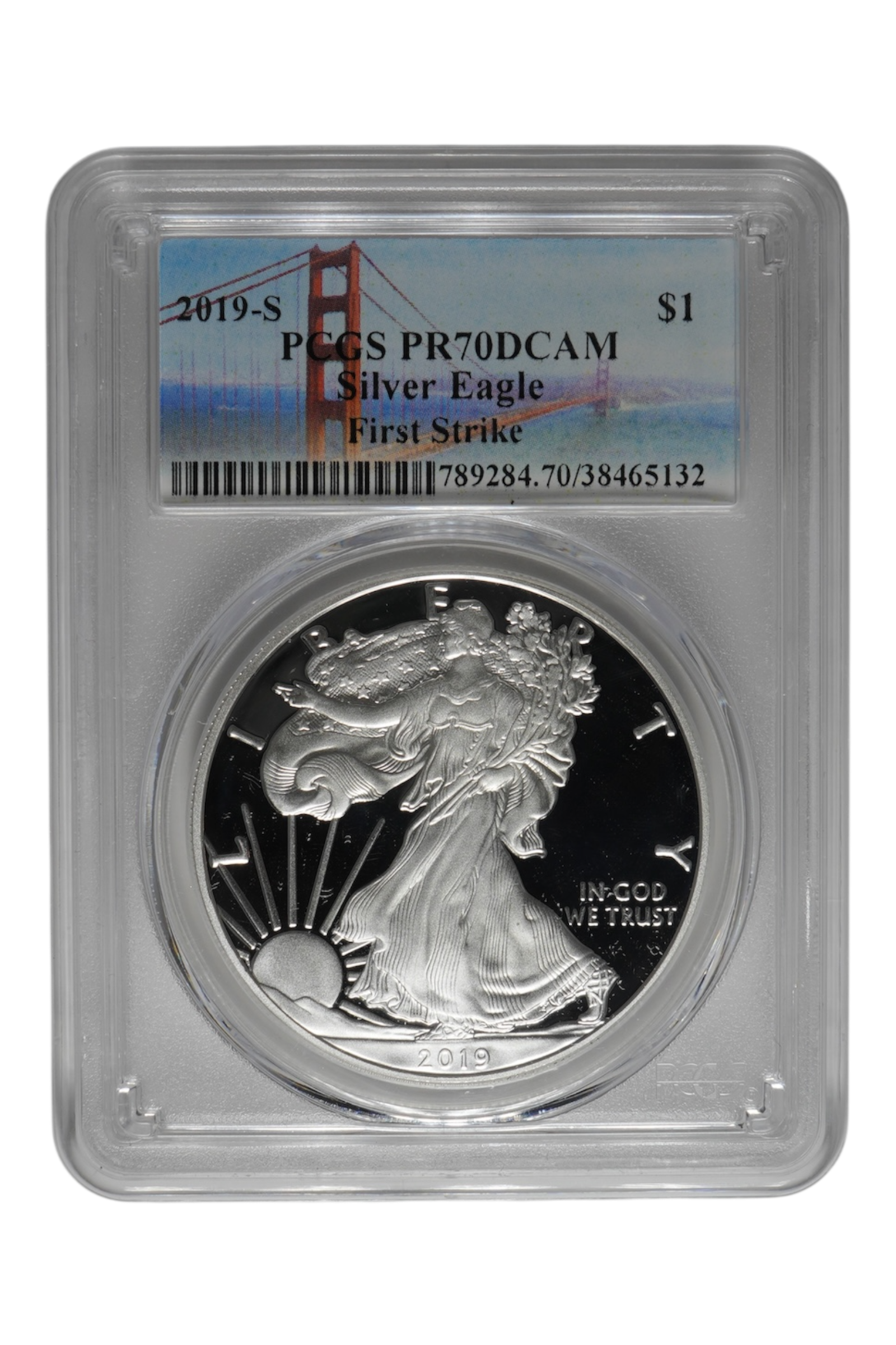 2019-S ASE First Strike PCGS PR70DCAM