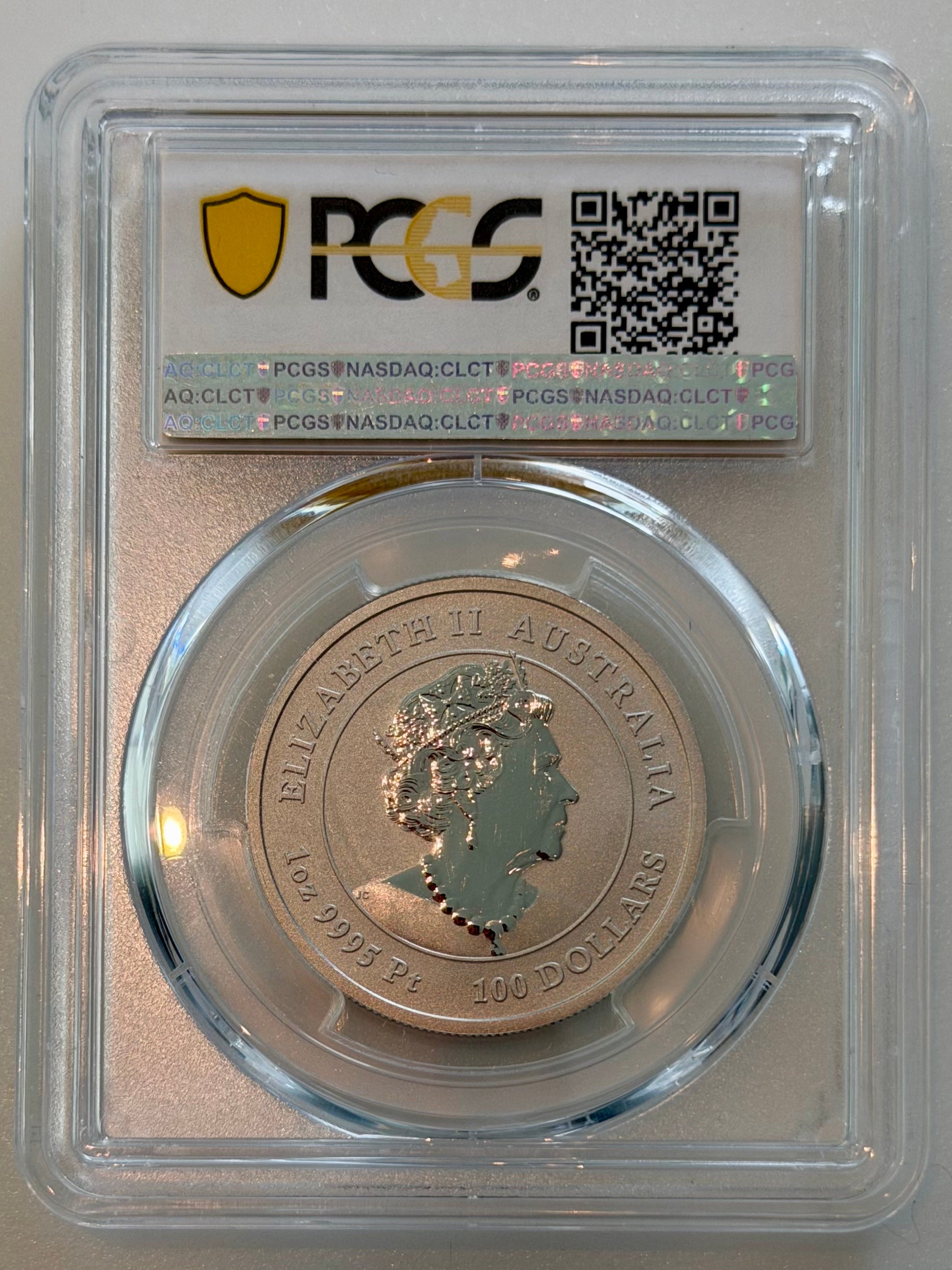 2021 1 oz Platinum Australia Lunar Ox PCGS MS-70 FDI