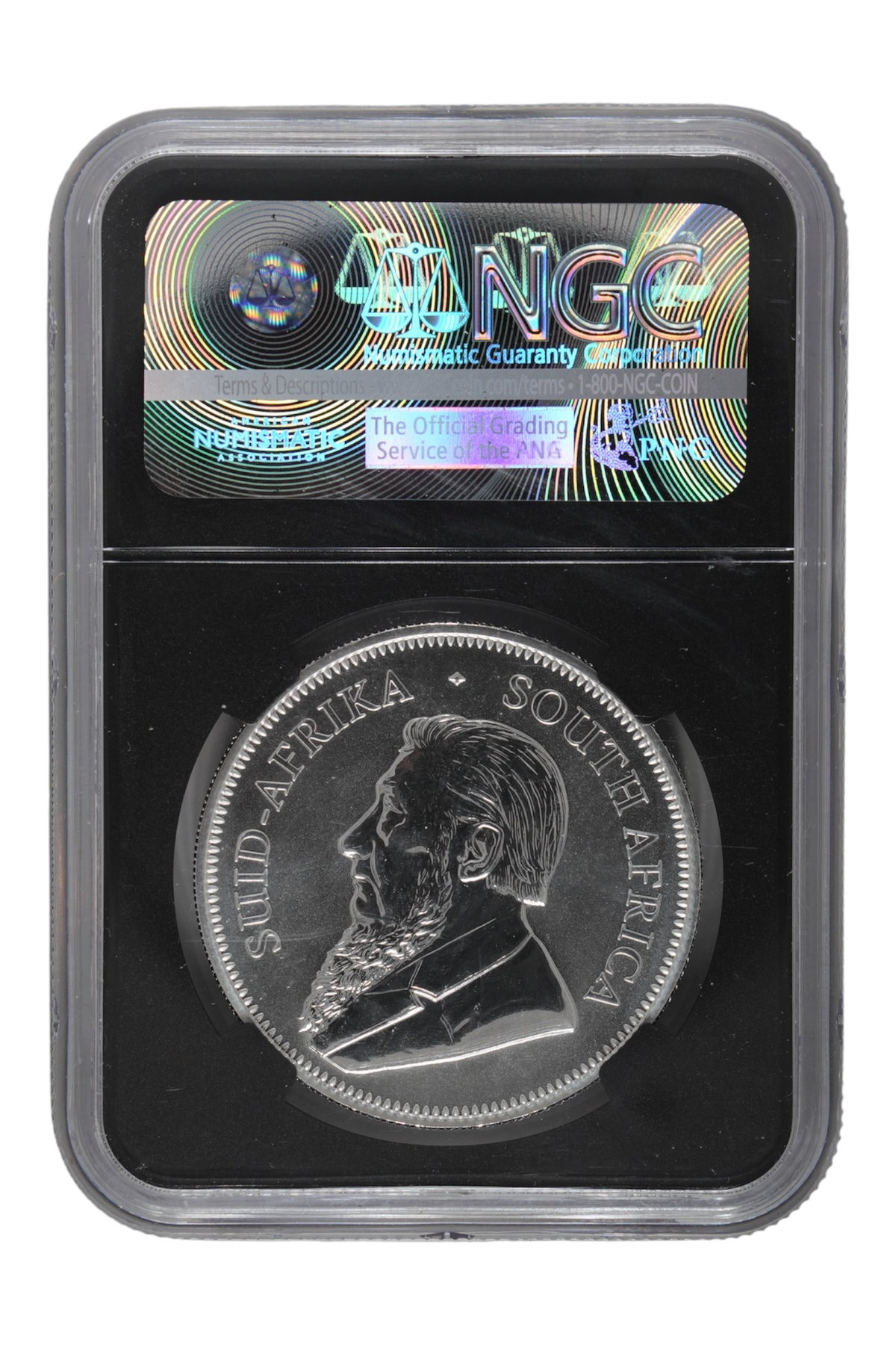 South Africa 2017 Silver Krugerrand 50th Anniversary Privy KM-636 First Releases NGC SP-70 (Black Retro Holder)