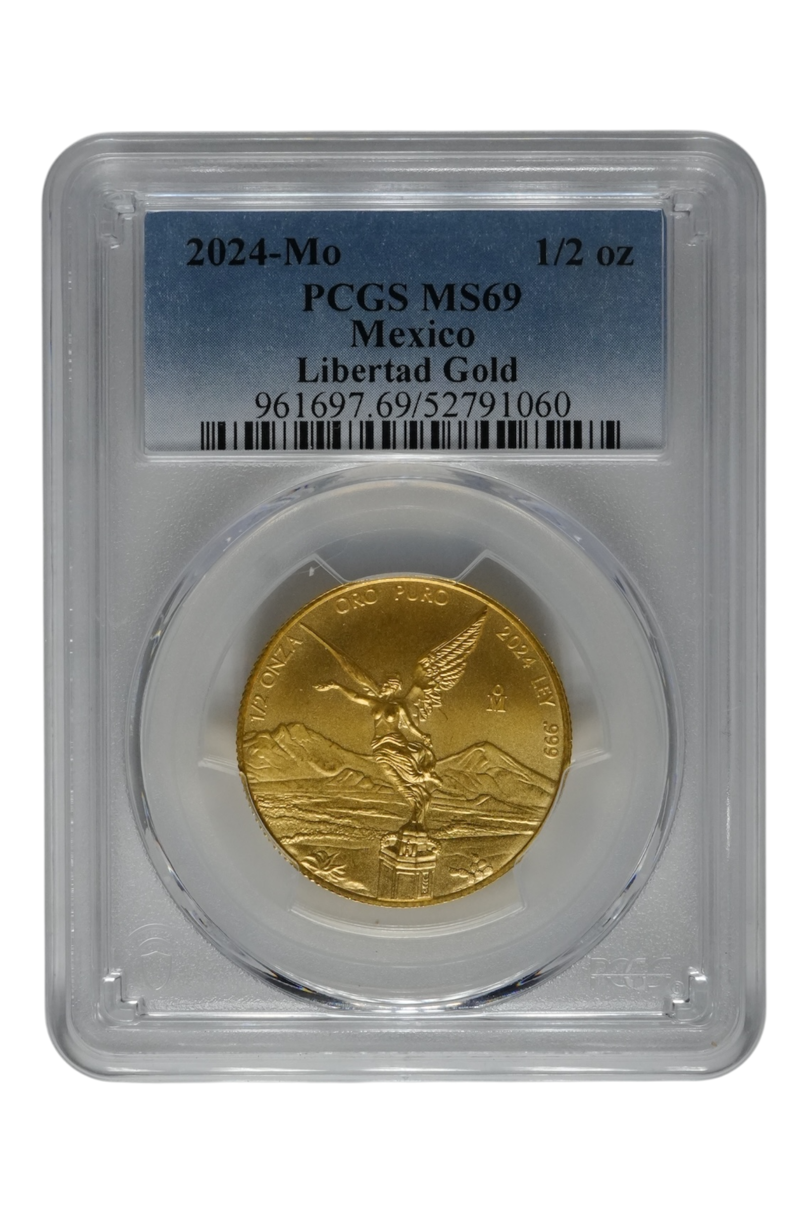 2024-Mo 1/2 oz Gold Mexico Libertad PCGS MS-69