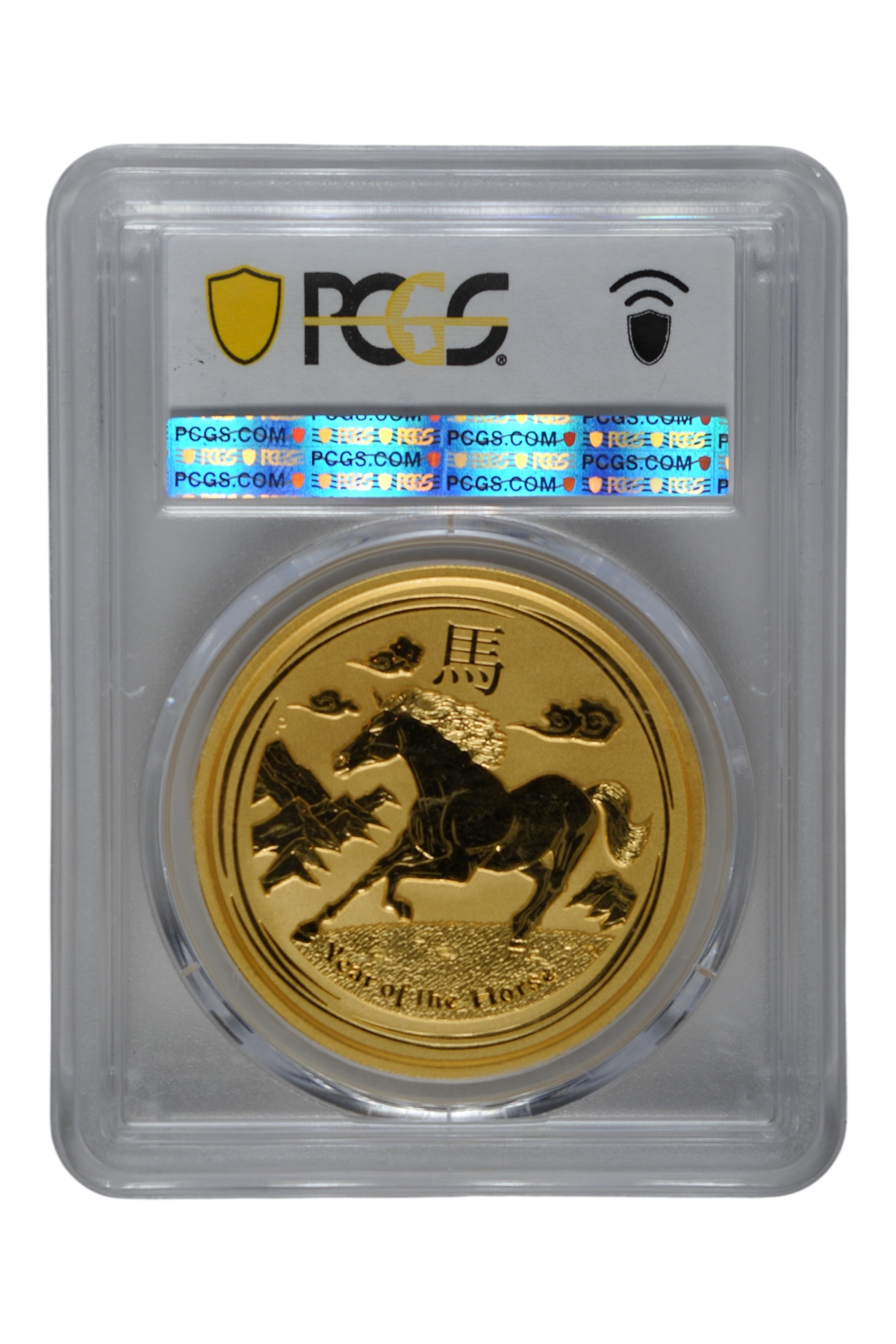 Australia 2014-P Gold $200 Lunar Series, Year of the Horse KM-2106 PCGS MS-69