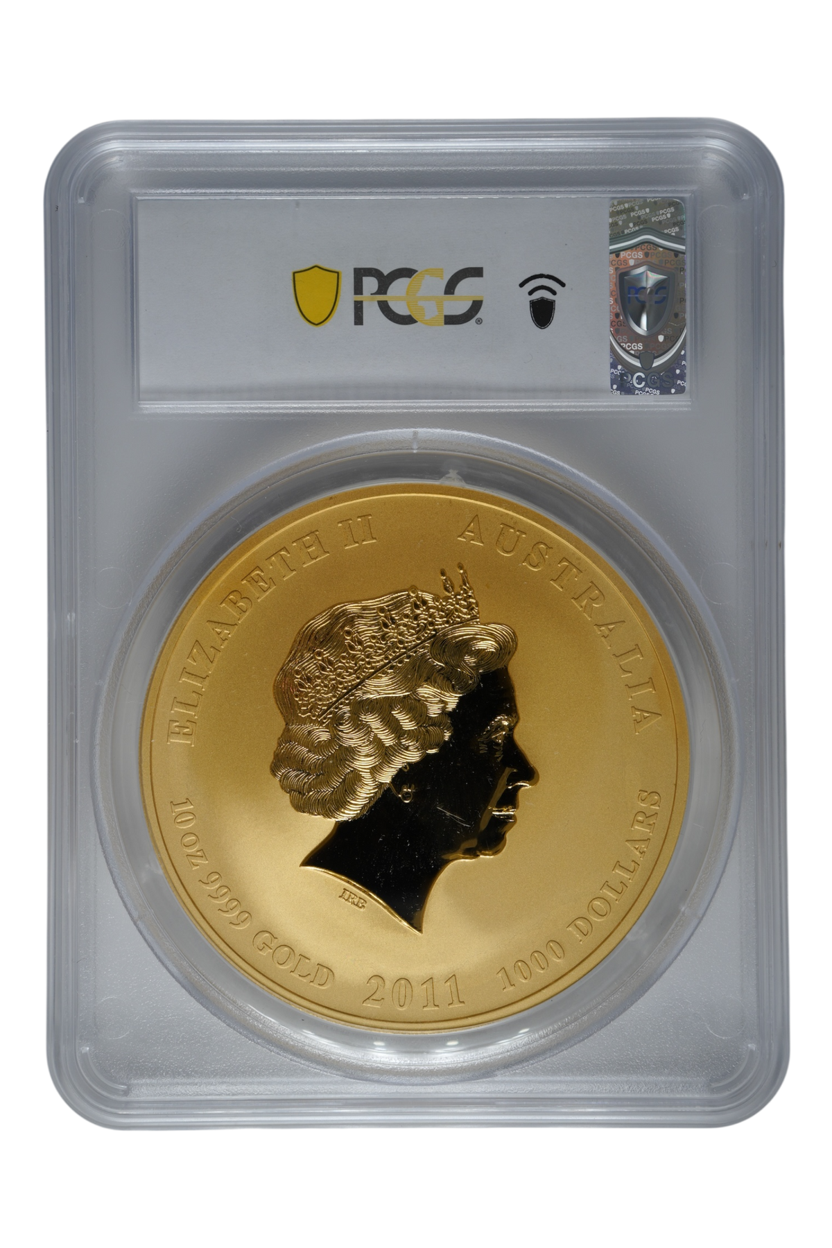 2011 Australia 10 oz Gold Lunar Rabbit PCGS MS-67 (Series II)