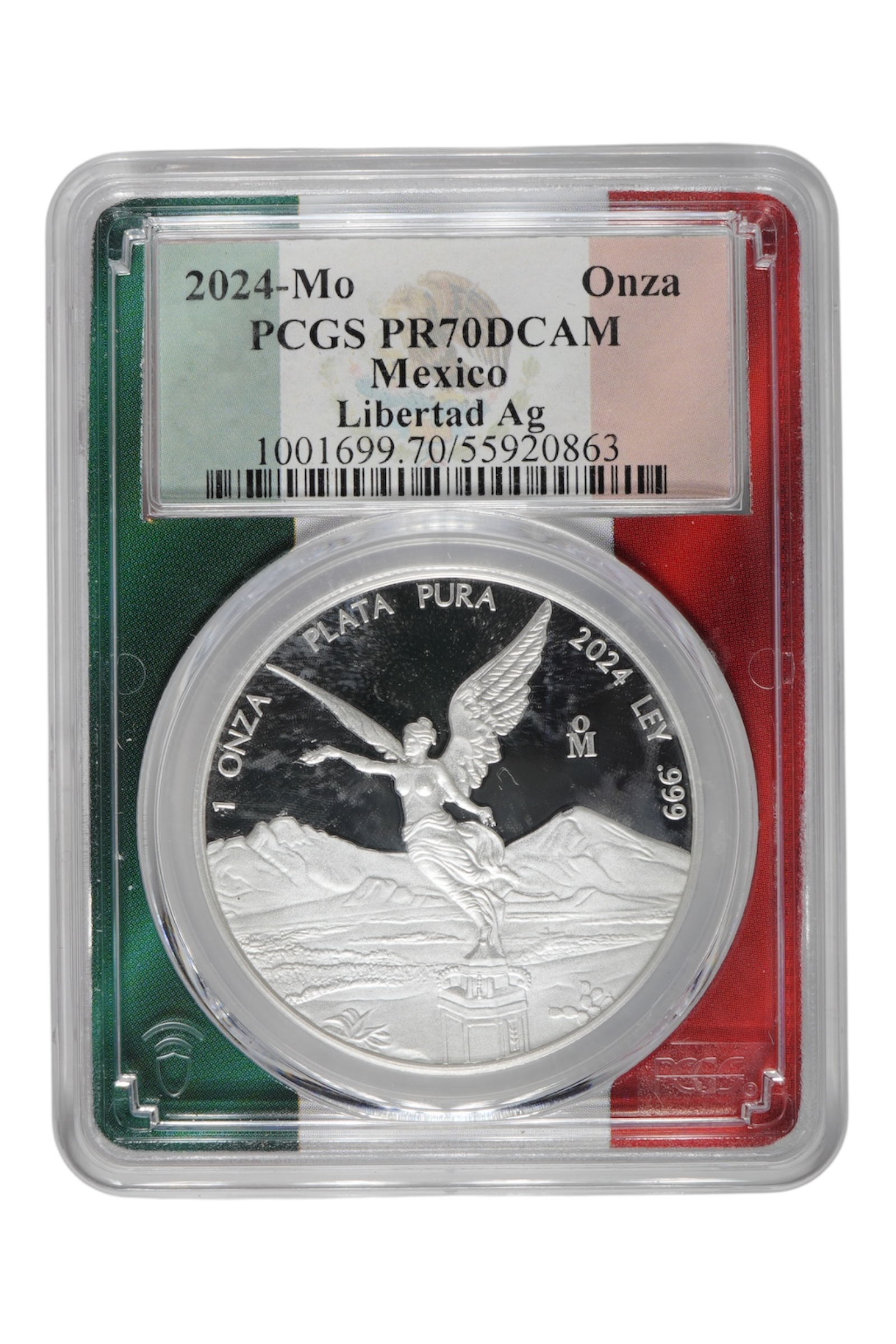2024 1 oz Silver Mexico Libertad PCGS PR-70