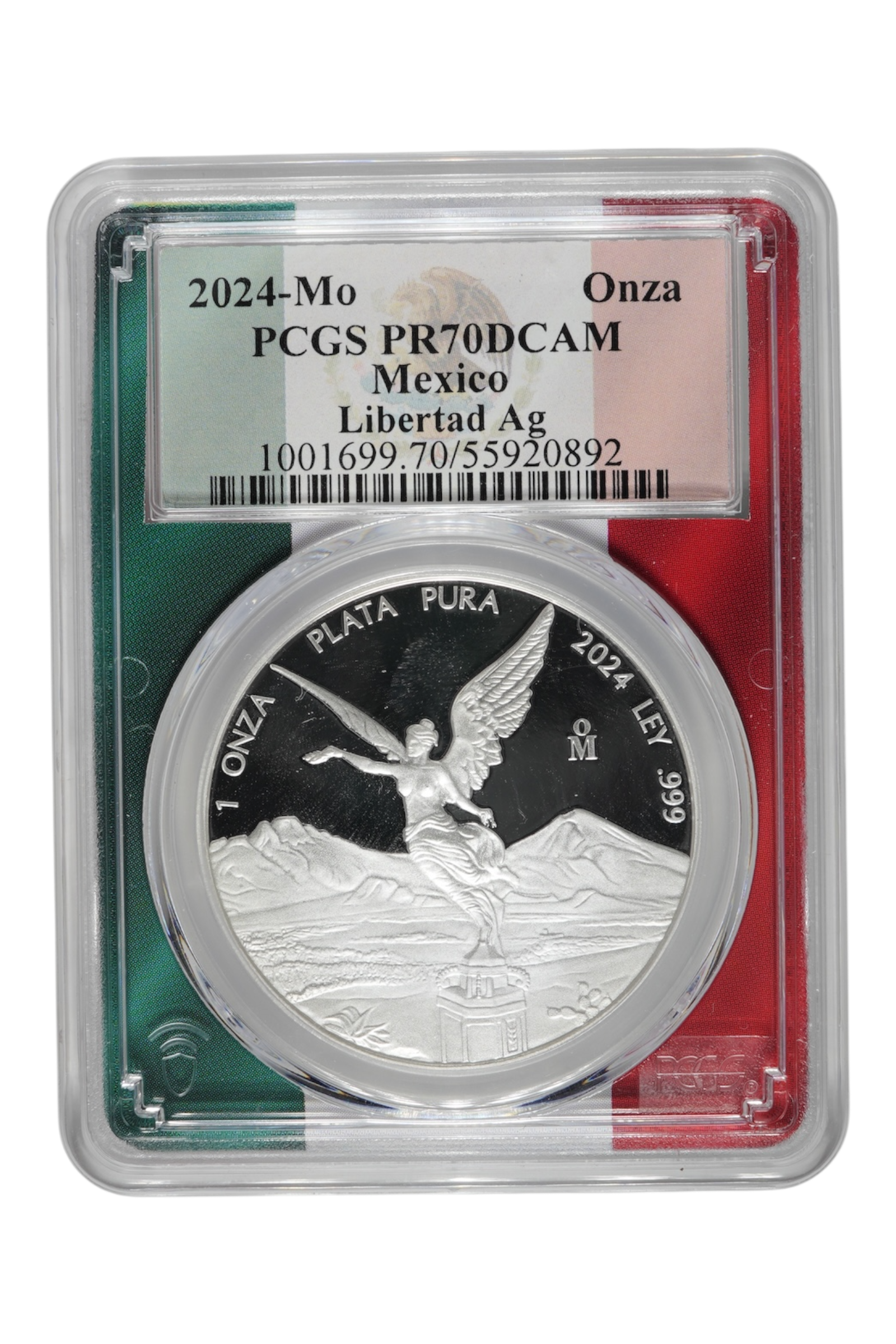 2024 1 oz Silver Mexico Libertad PCGS PR-70