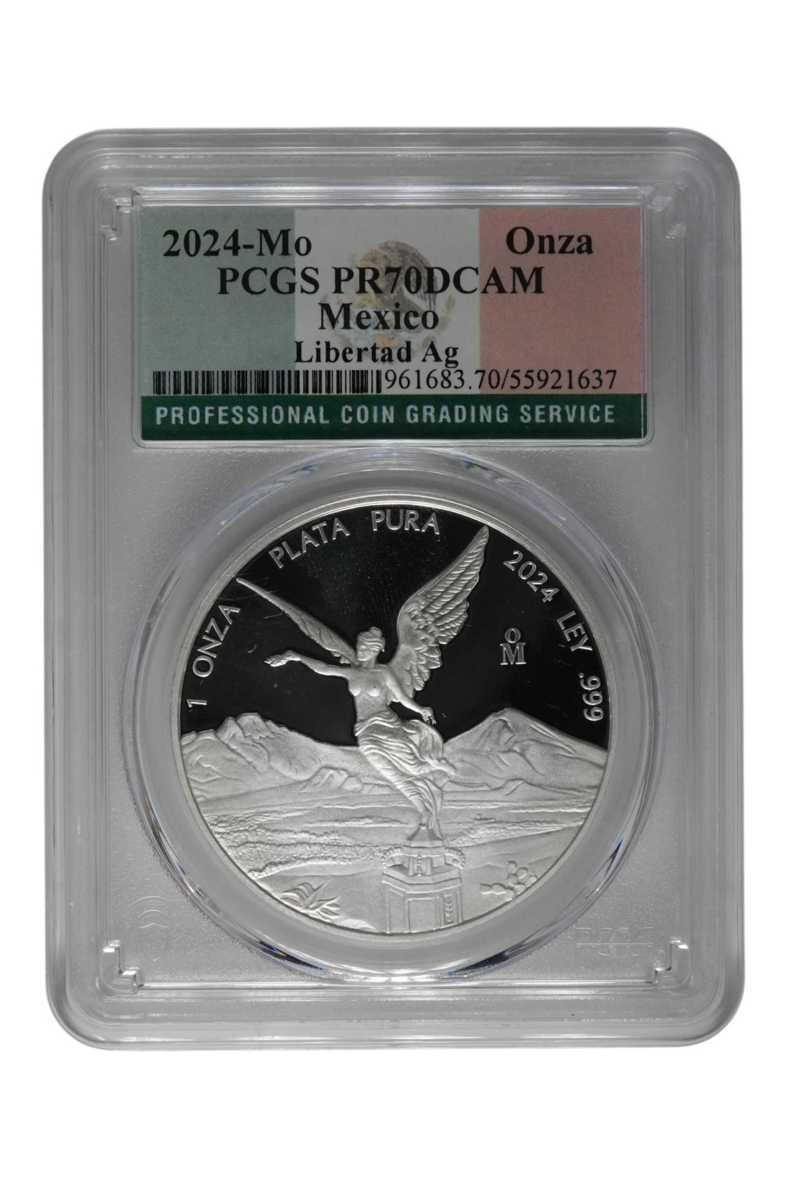 2024 1 oz Silver Mexico Libertad PCGS PR-70 DCAM