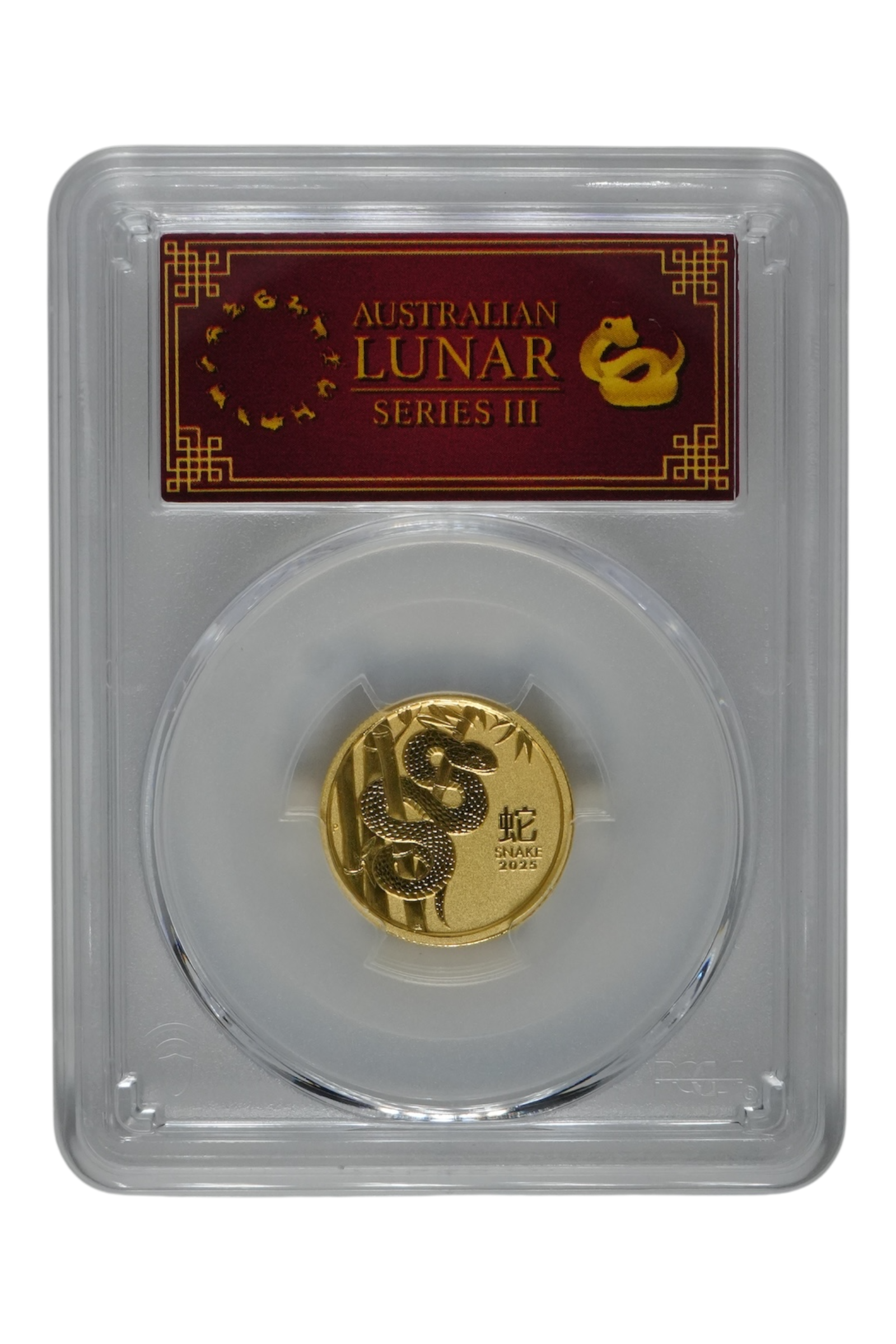 2025 1/4 oz Gold Australia Lunar Snake PCGS MS-70
