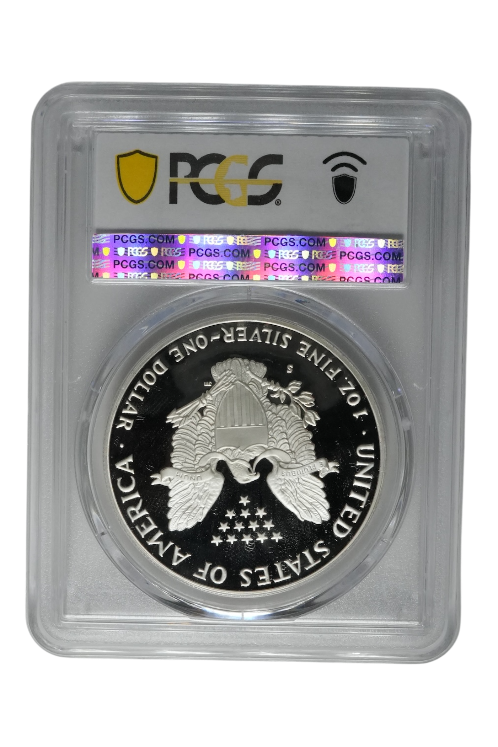 1992-S 1 oz American Silver Eagle PCGS PR-69 DCAM