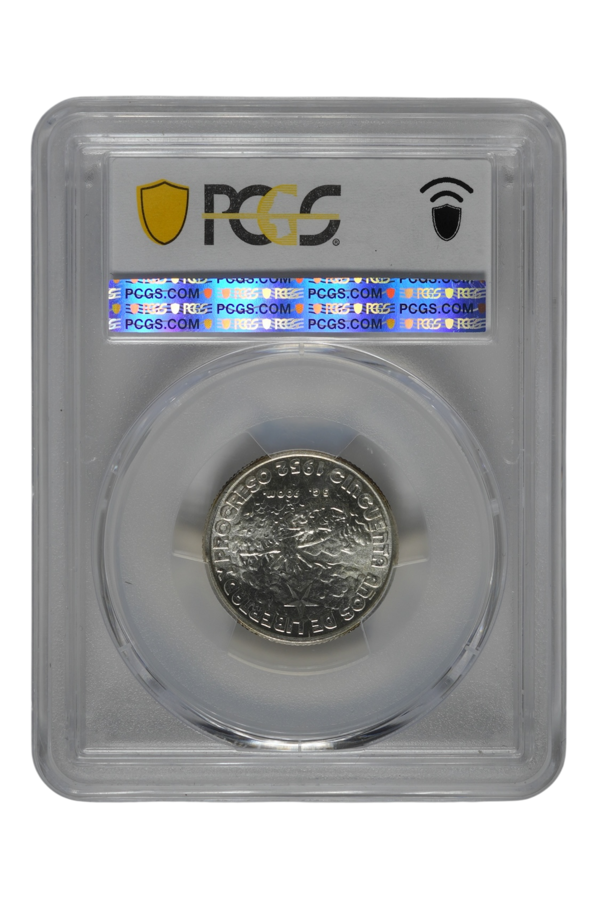 1952 0.1449 oz Silver Cuba 20 Centavos PCGS MS-64