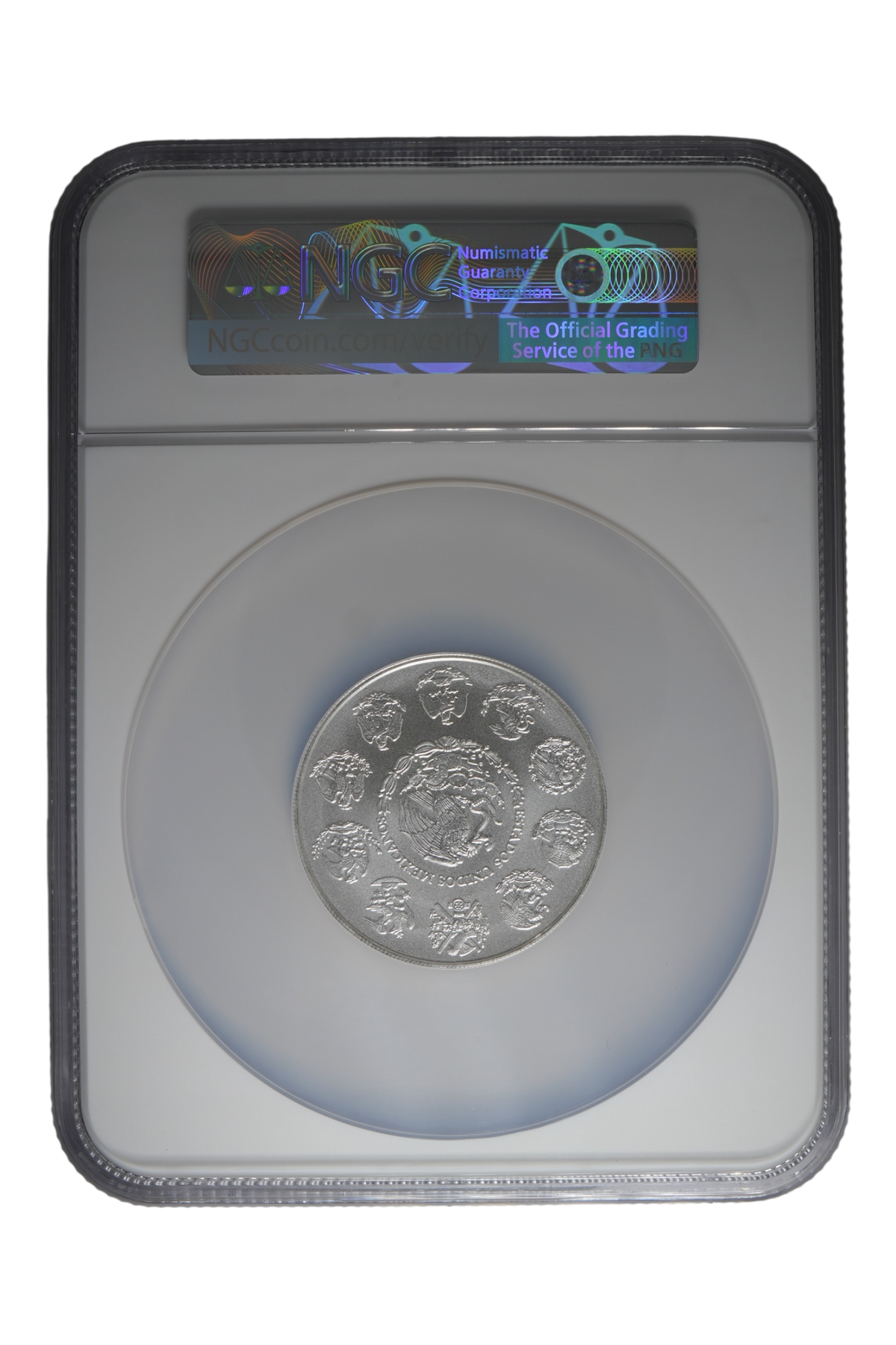 2020-Mo 2 oz Silver Mexico Libertad NGC MS 69