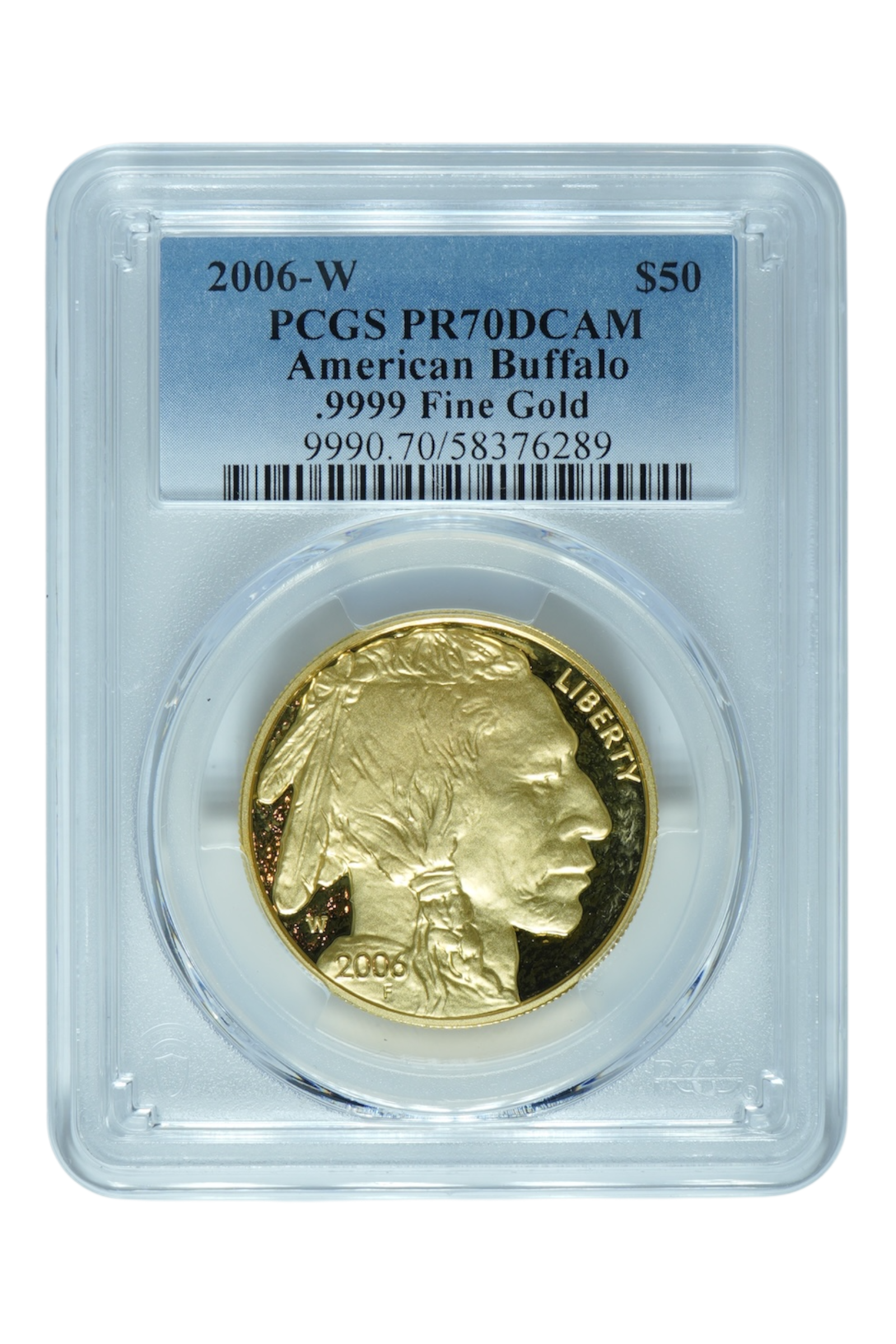 2006-W 1 oz American Gold Buffalo PCGS PF 70 DCAM