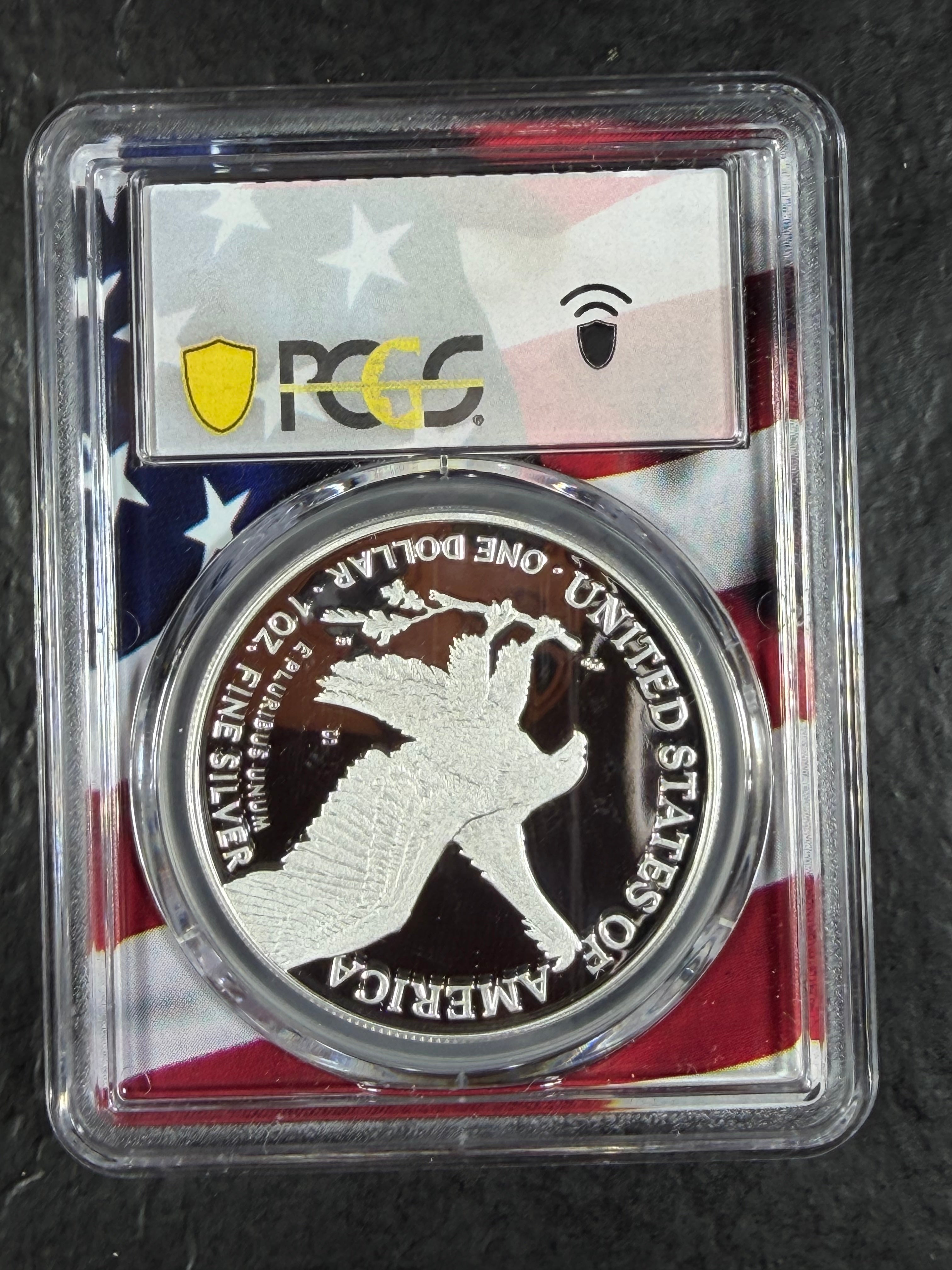 2024-S 1 oz American Silver Eagle PCGS PR-70 DCAM