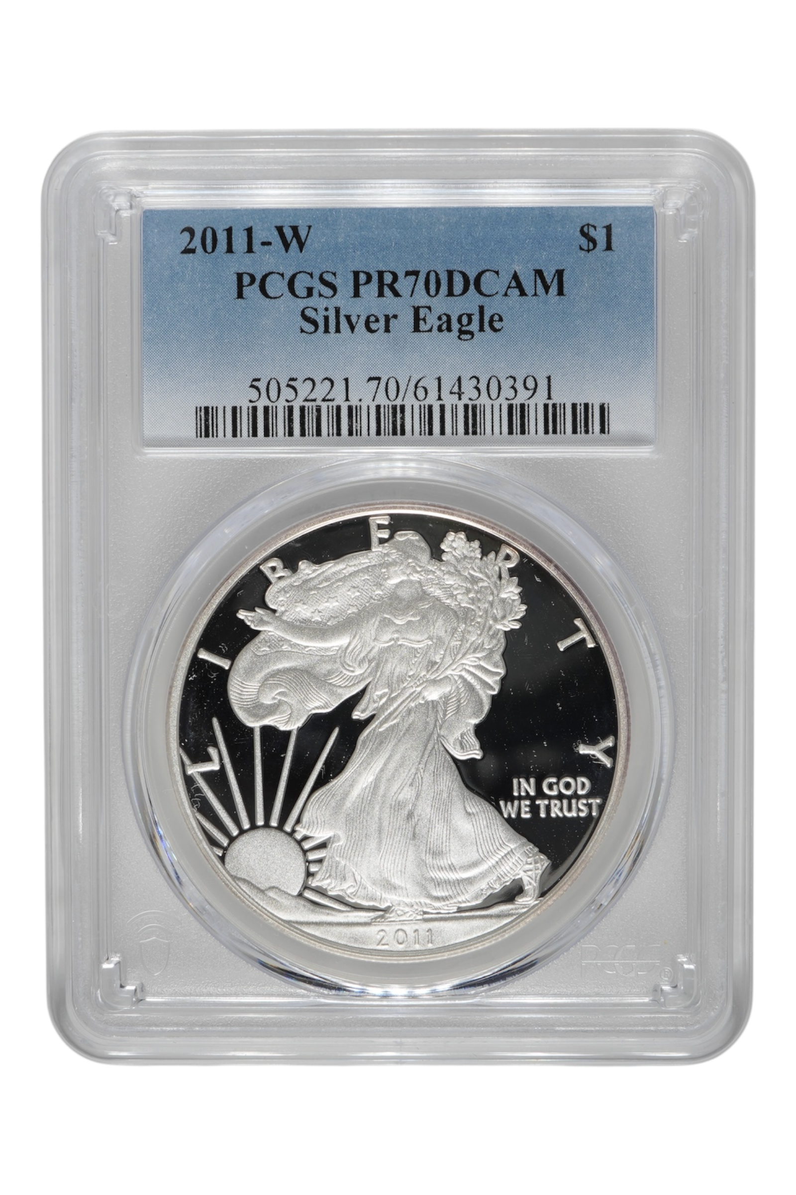 2011-W 1 oz American Silver Eagle PCGS PR-70