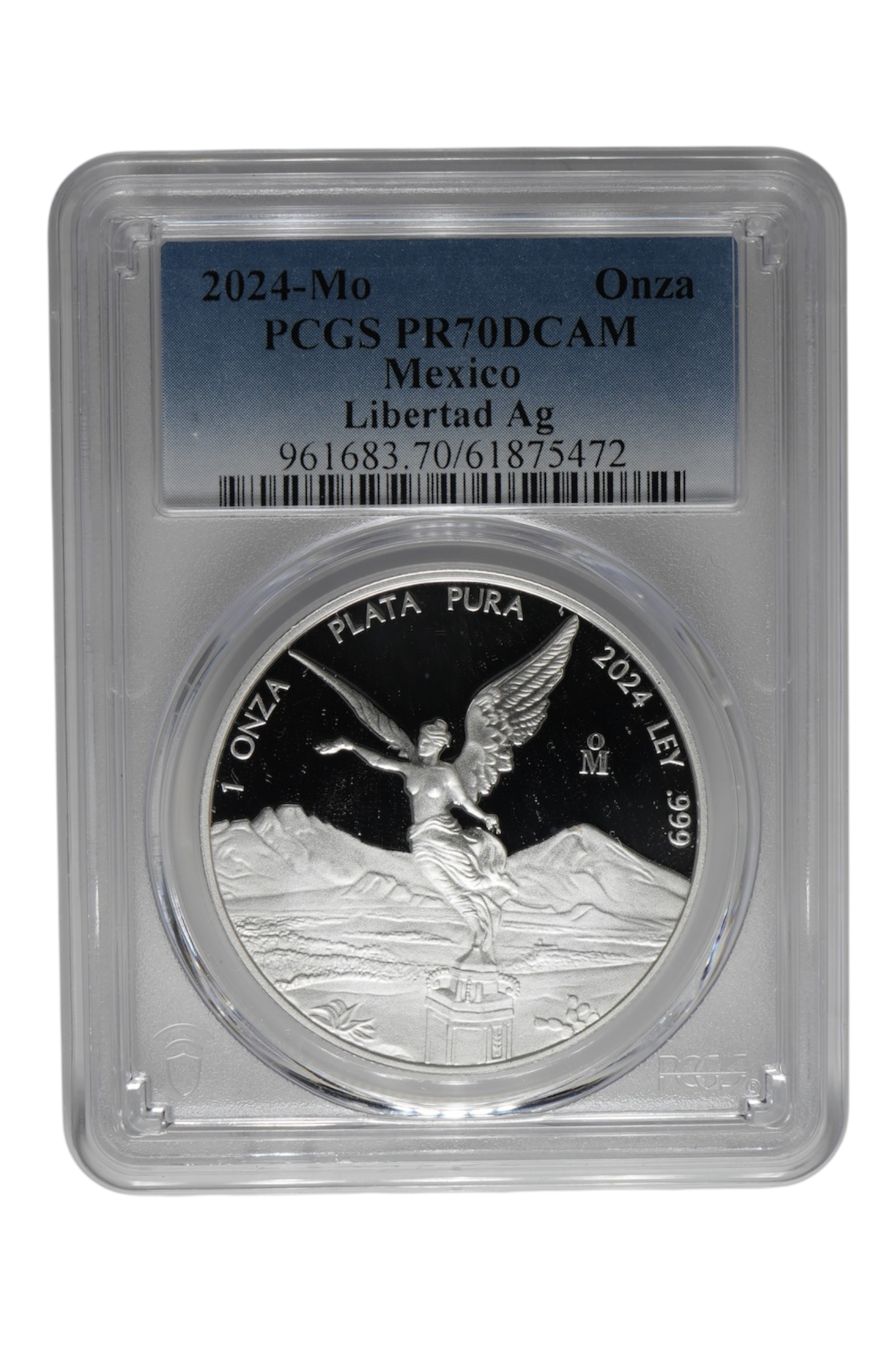 Mexico 2024-Mo Silver Onza Libertad PCGS Proof-70 DCAM