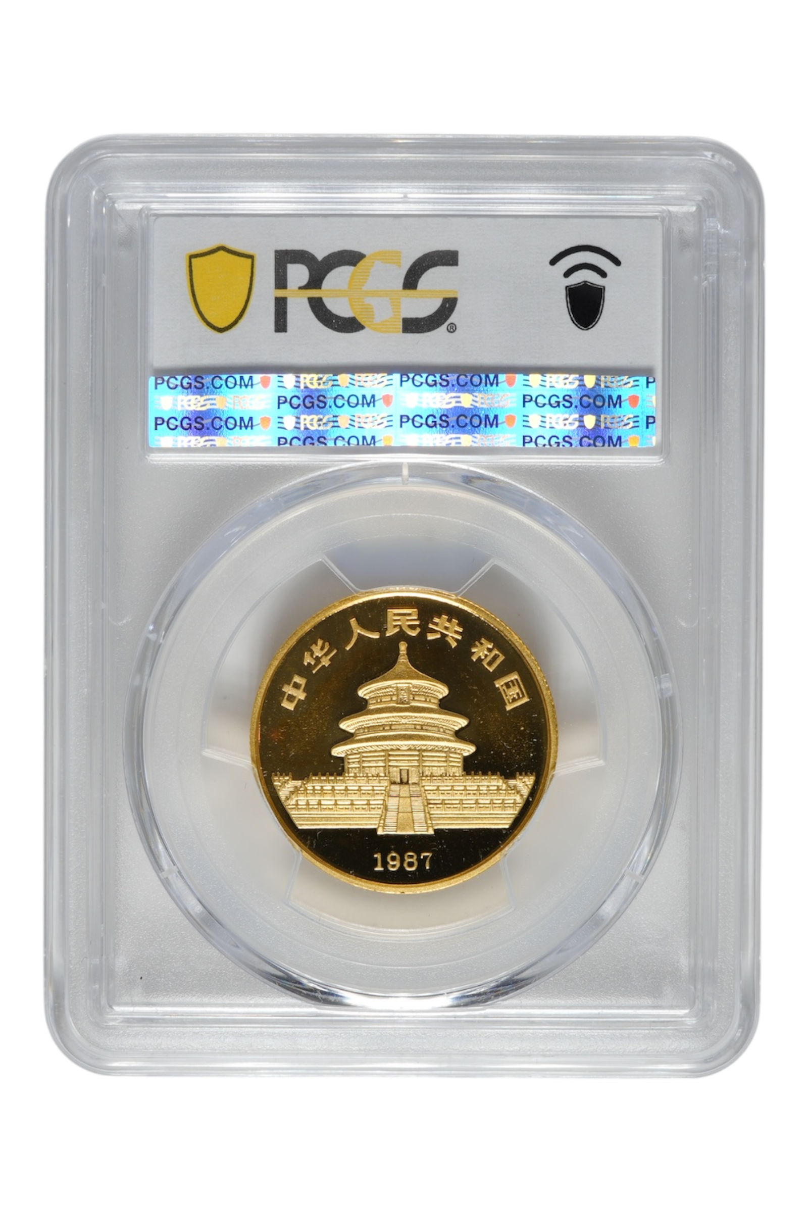 1987 1/2 oz Chinese Gold Panda PCGS MS-69