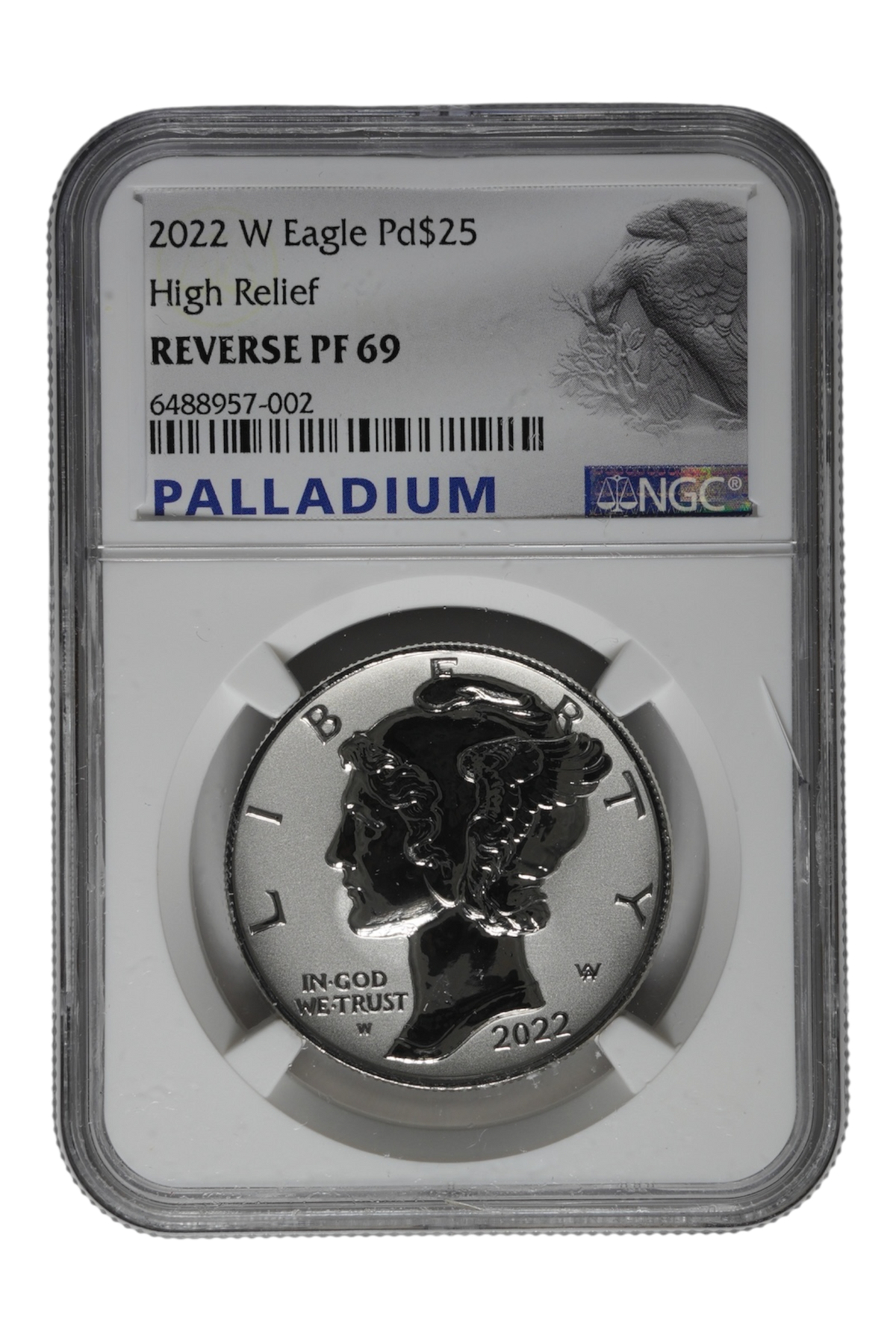 2022-W $25 American Liberty Palladium Rev Proof NGC PF69