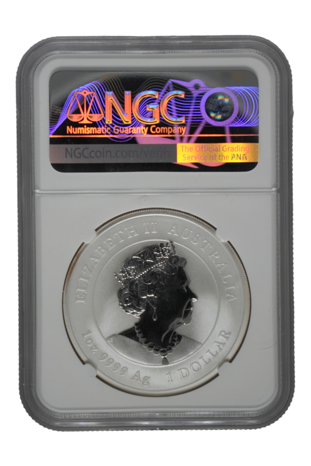 2021-P 1 oz Silver Australia Lunar Ox NGC MS 70 (Ed Harbuz Signed)