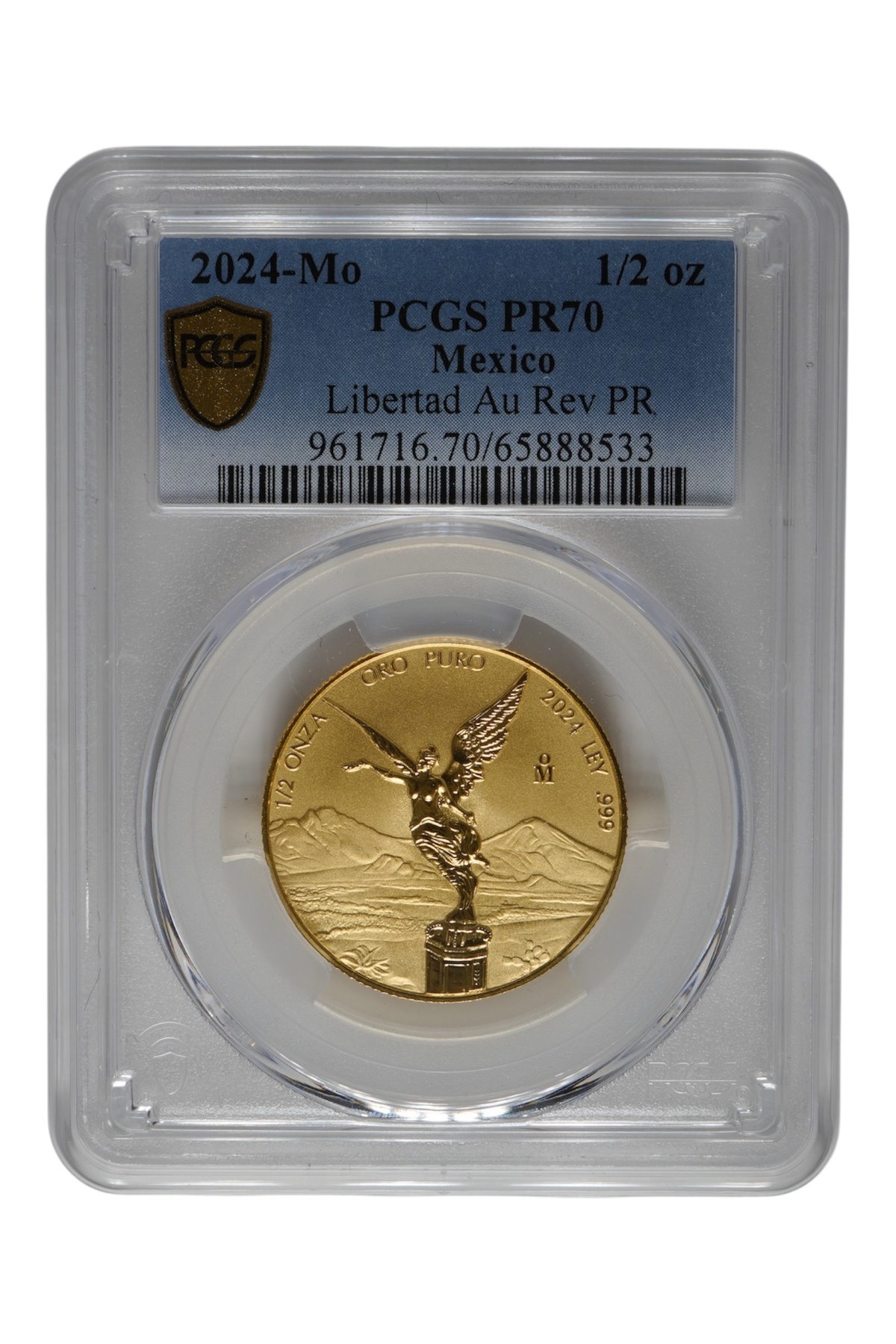 2024 1/2 oz Mexico Gold Libertad PCGS PR 70 RP