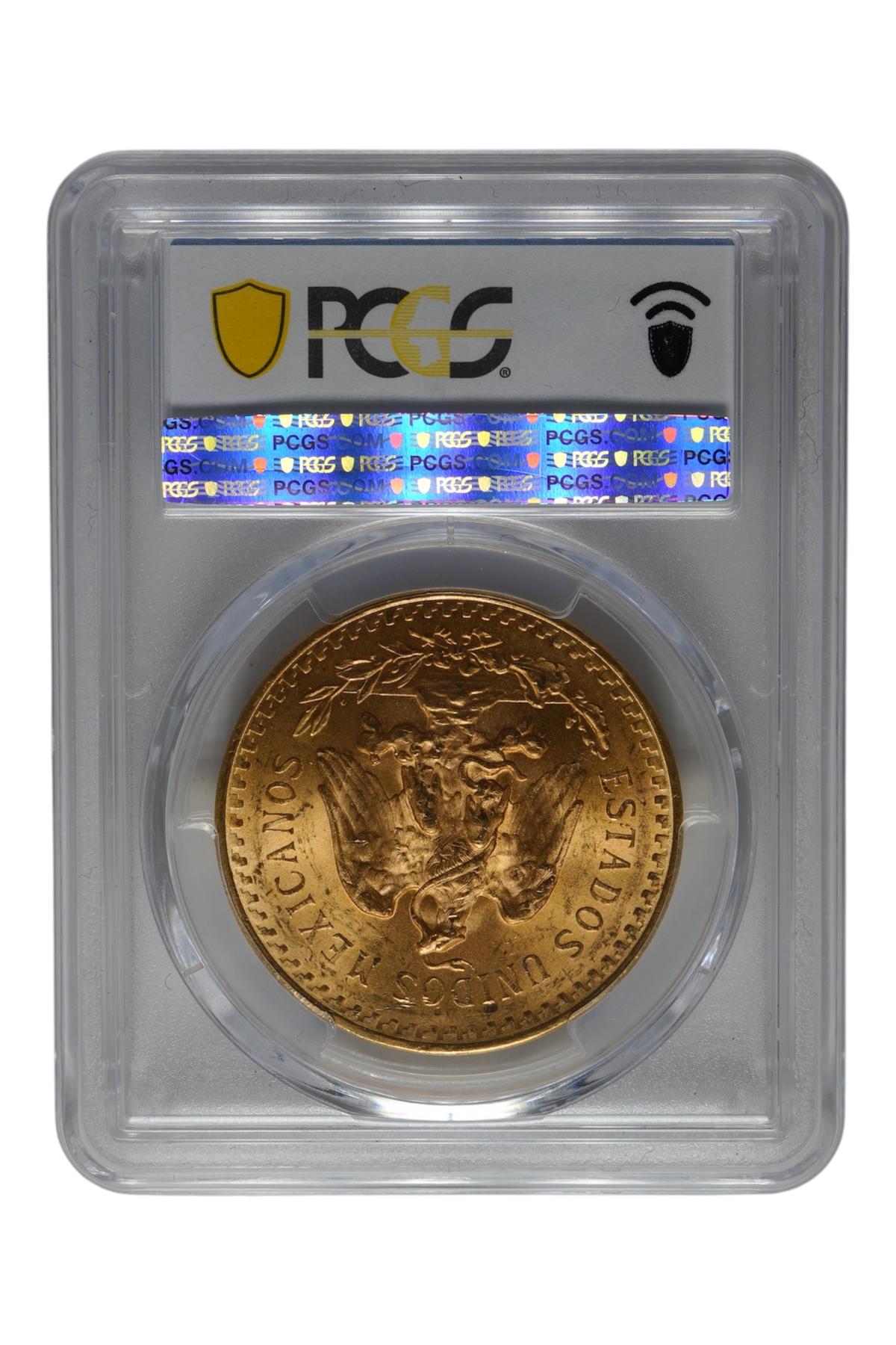 1947 Mexico Gold Centenario 50 Pesos PCGS MS 63