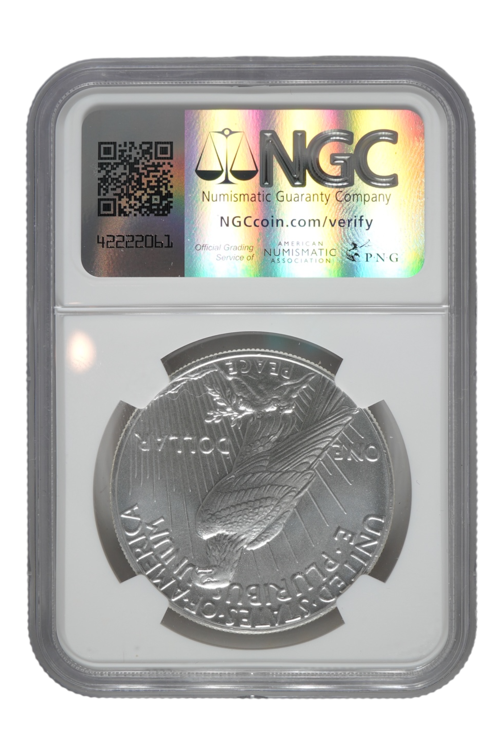 2023 0.858 oz Silver Peace Dollar NGC MS 70 FDI