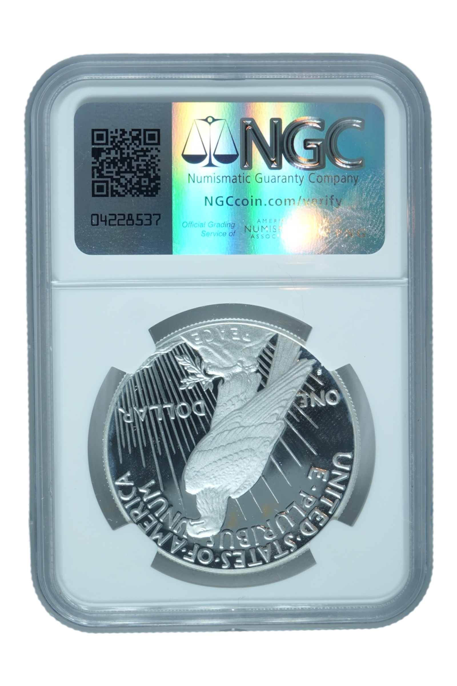 2023-S 0.858 oz Silver Peace Dollar NGC PF 70 UC AR