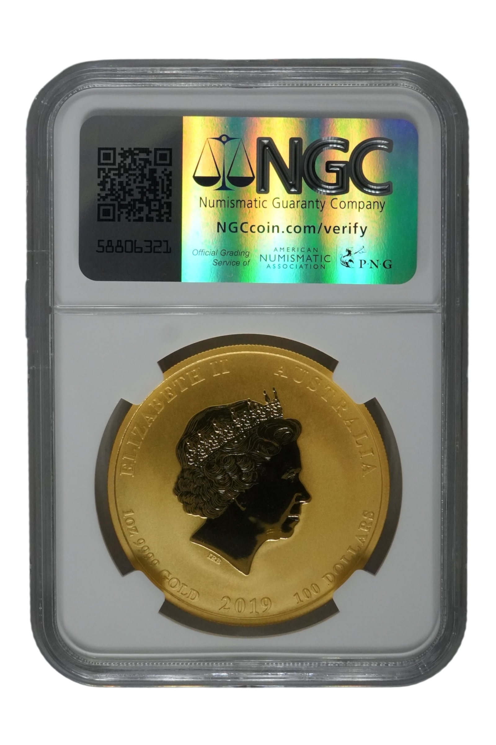 2019 1 oz Gold Australia Lunar Pig NGC MS 70