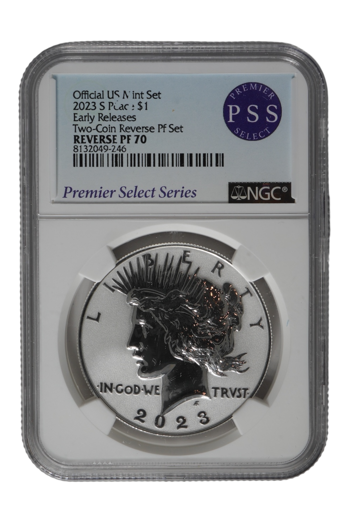2023 Peace Dollar NGC PF-70 ER obverse - assay house