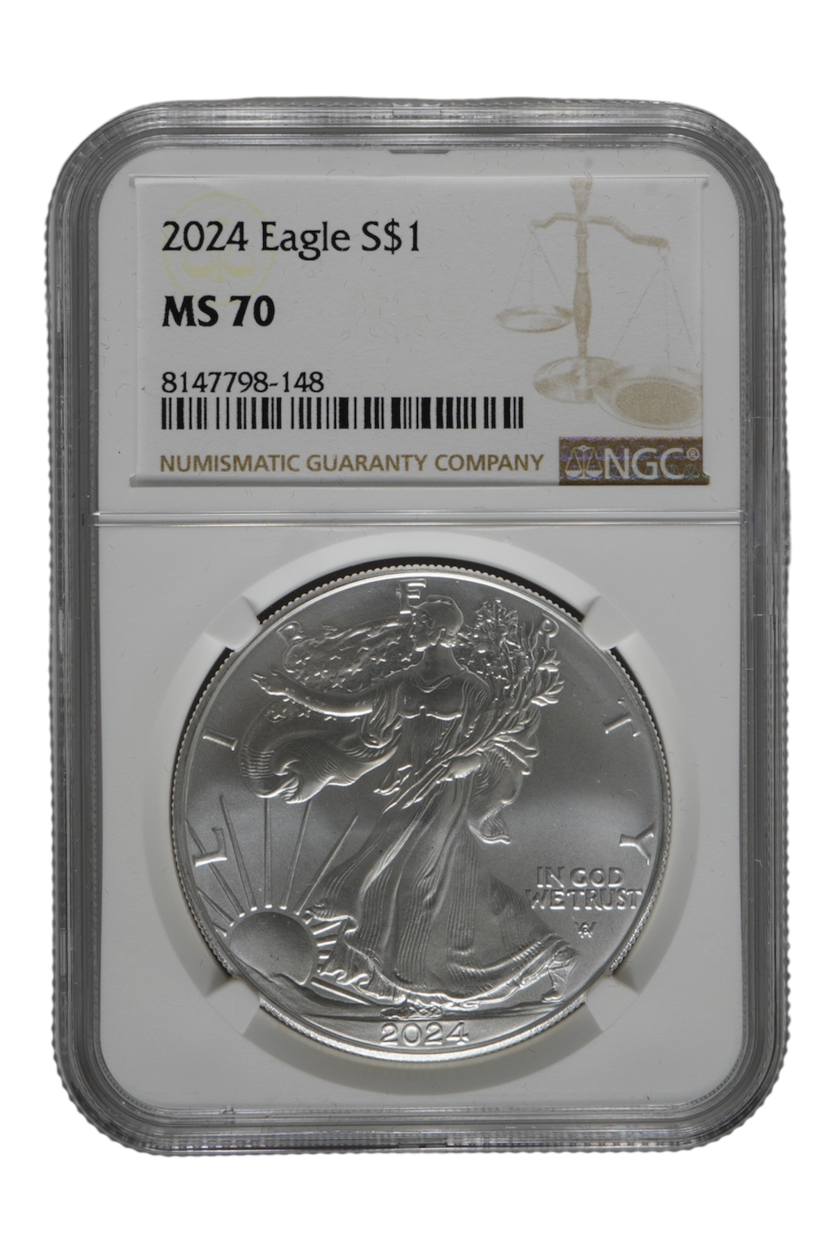 2024 1 oz American Silver Eagle NGC MS 70