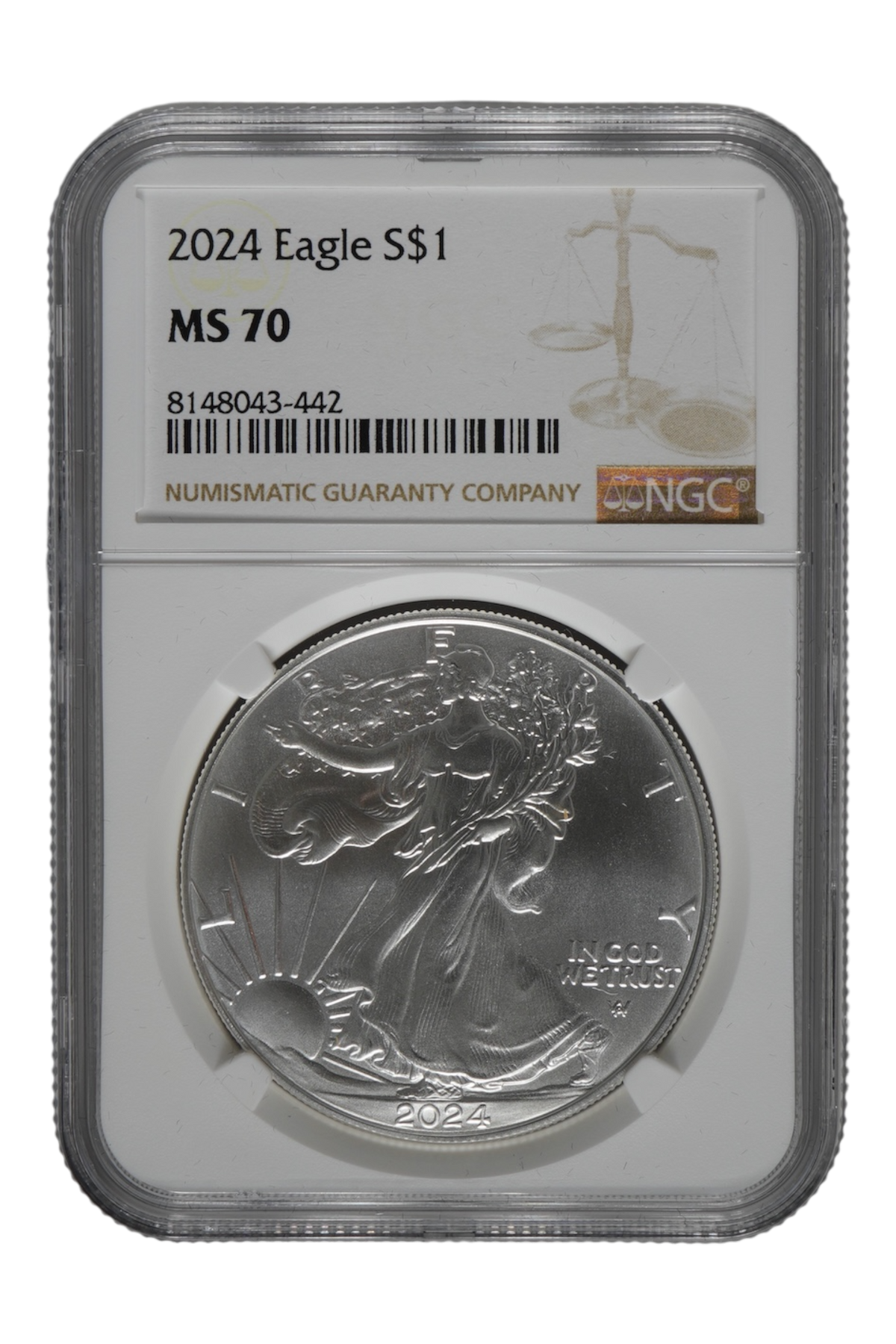 2024 1 oz American Silver Eagle NGC MS 70