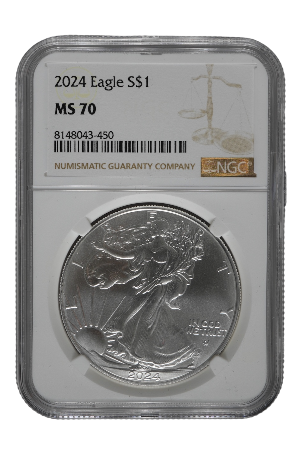 2024 1 oz American Silver Eagle NGC MS 70