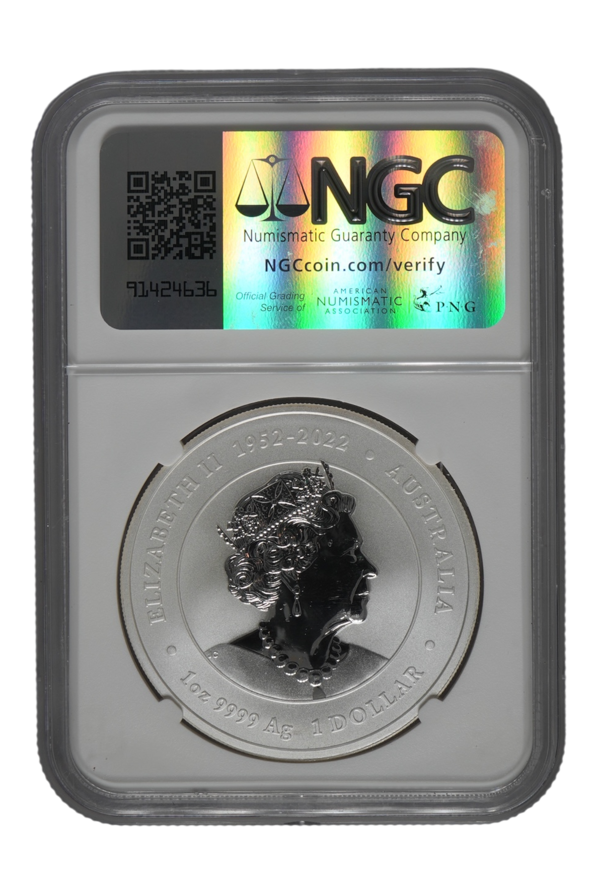 2024 1 oz Australia Silver Lunar Dragon NGC MS 69 ER