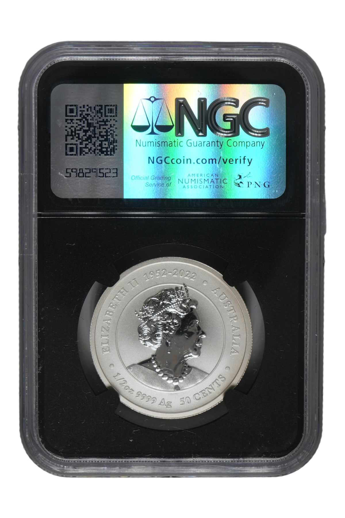 2024 1/2 oz Australia Silver Lunar Dragon NGCX 9.9