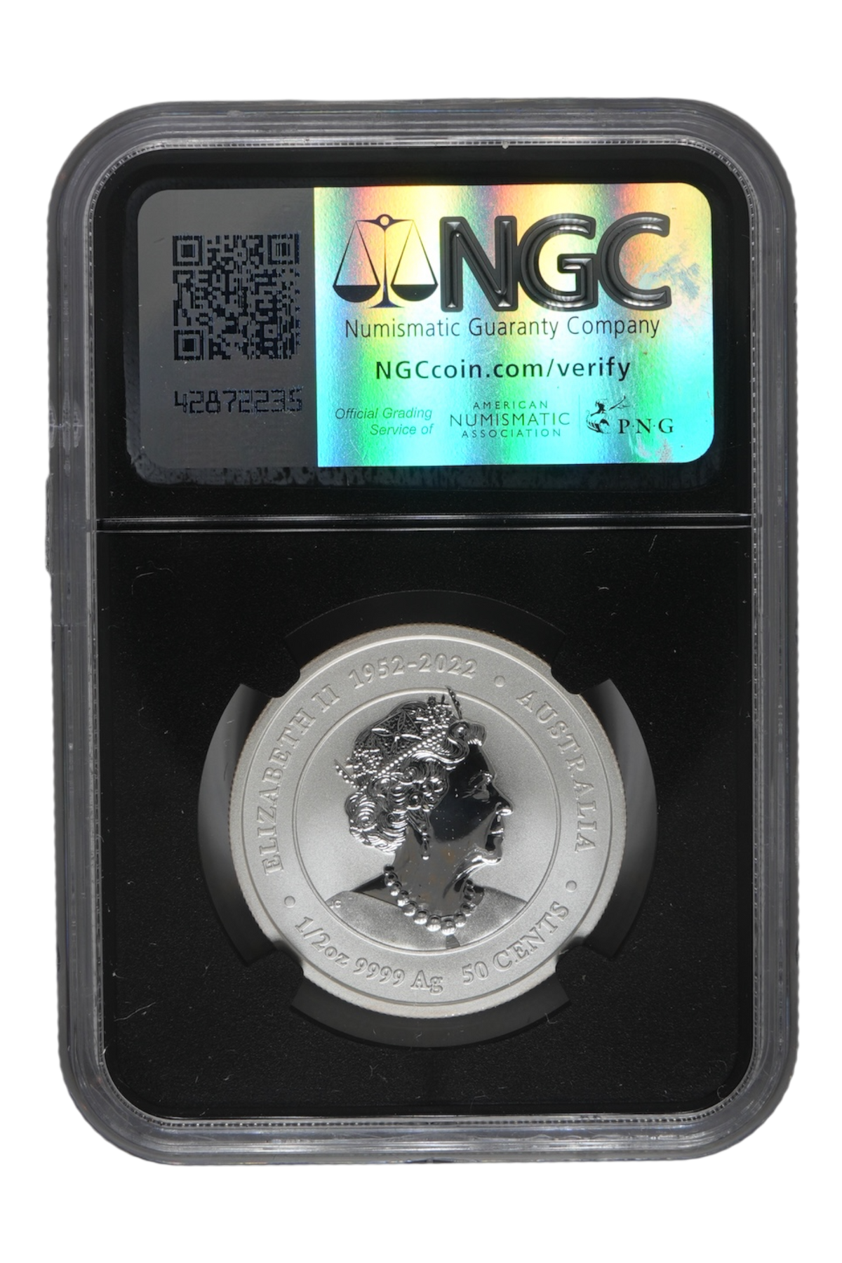 2024 1/2 oz Australia Silver Lunar Dragon NGCX 9.9