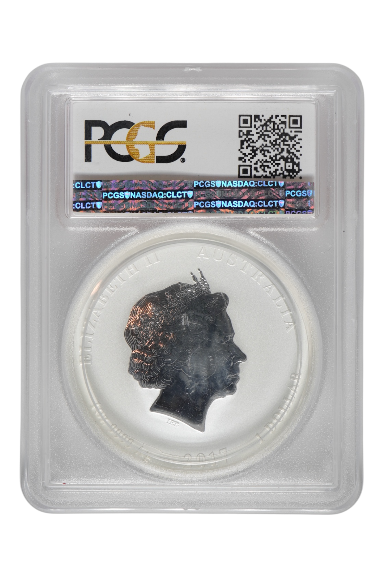 2017-P 1 oz Silver Australia Lunar Rooster PCGS MS-70 FS