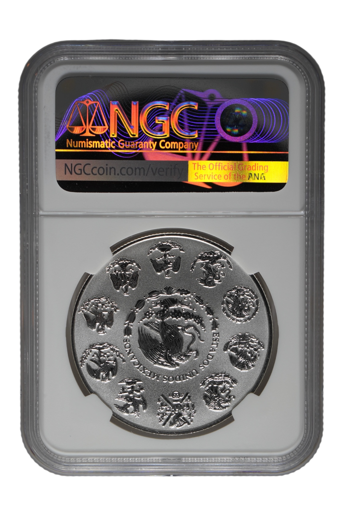 Mexico 2025-Mo Silver Onza Libertad Reverse Proof KM-639 First Day of Issue NGC Proof-70