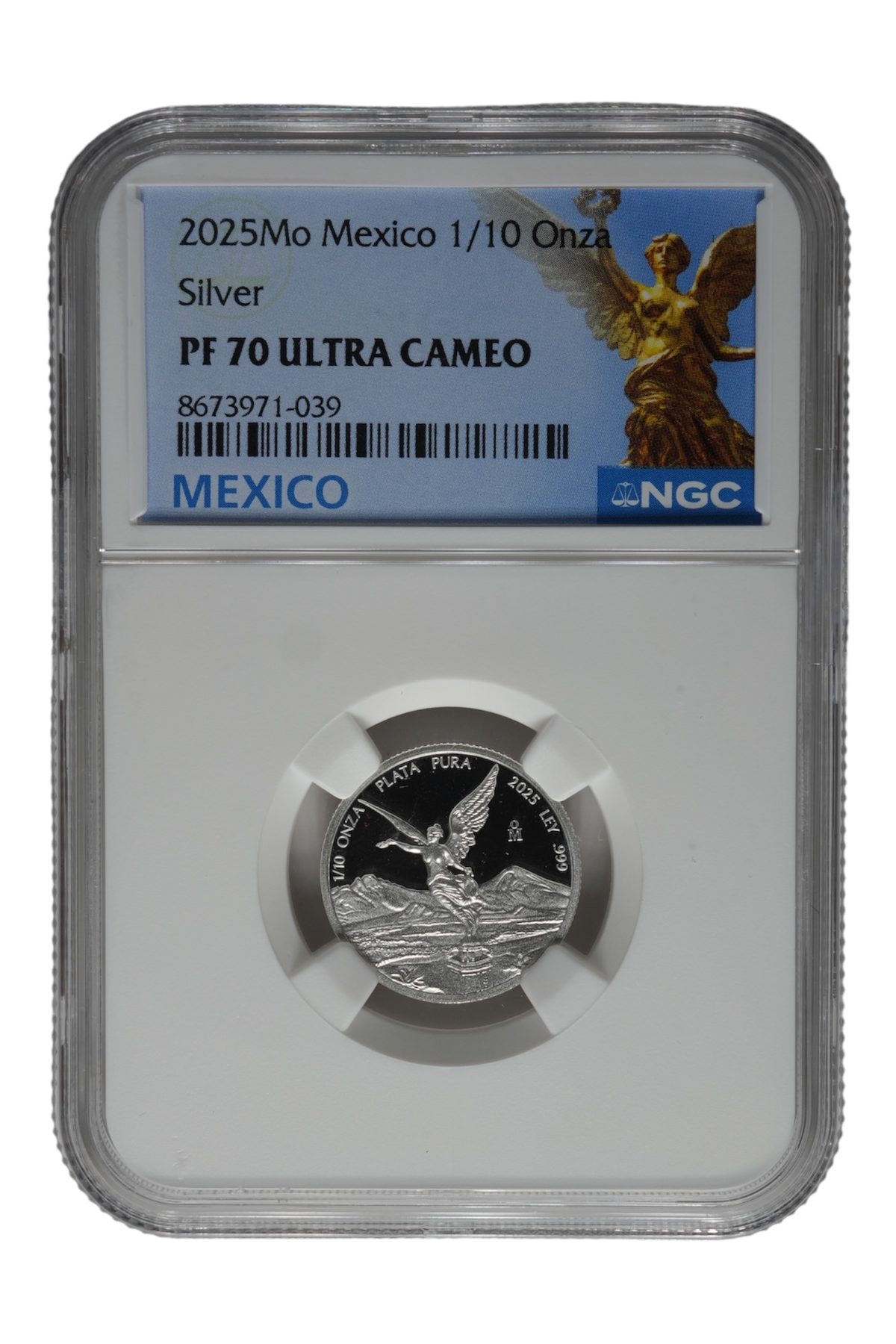 2025 1/10 oz Mexico Silver Libertad NGC PF 70 UC Mintage only 1,500