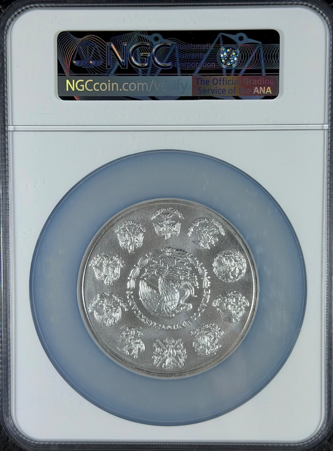 🇲🇽 2021 Mexico 5 Oz Silver Libertad NGC Early Release MS70 POP 54 Mintage 6050
